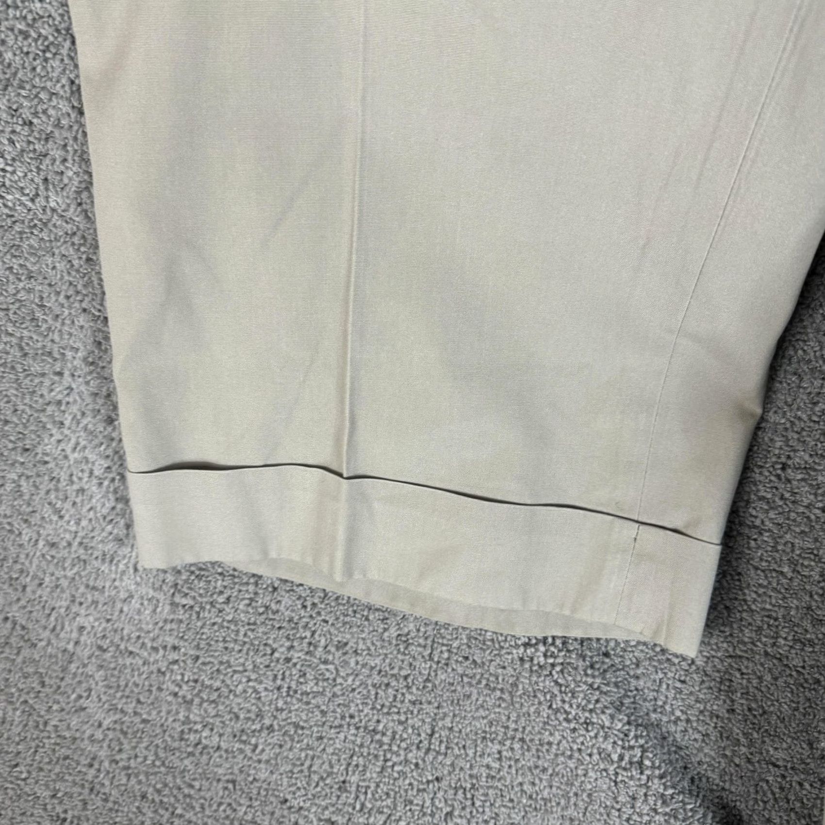 Brooks Brothers Brooks Brothers Dress Pants Mens Khaki Tan Flat Front Cuffed Made in USA Slacks Size US 36 / EU 52 - 5 Thumbnail