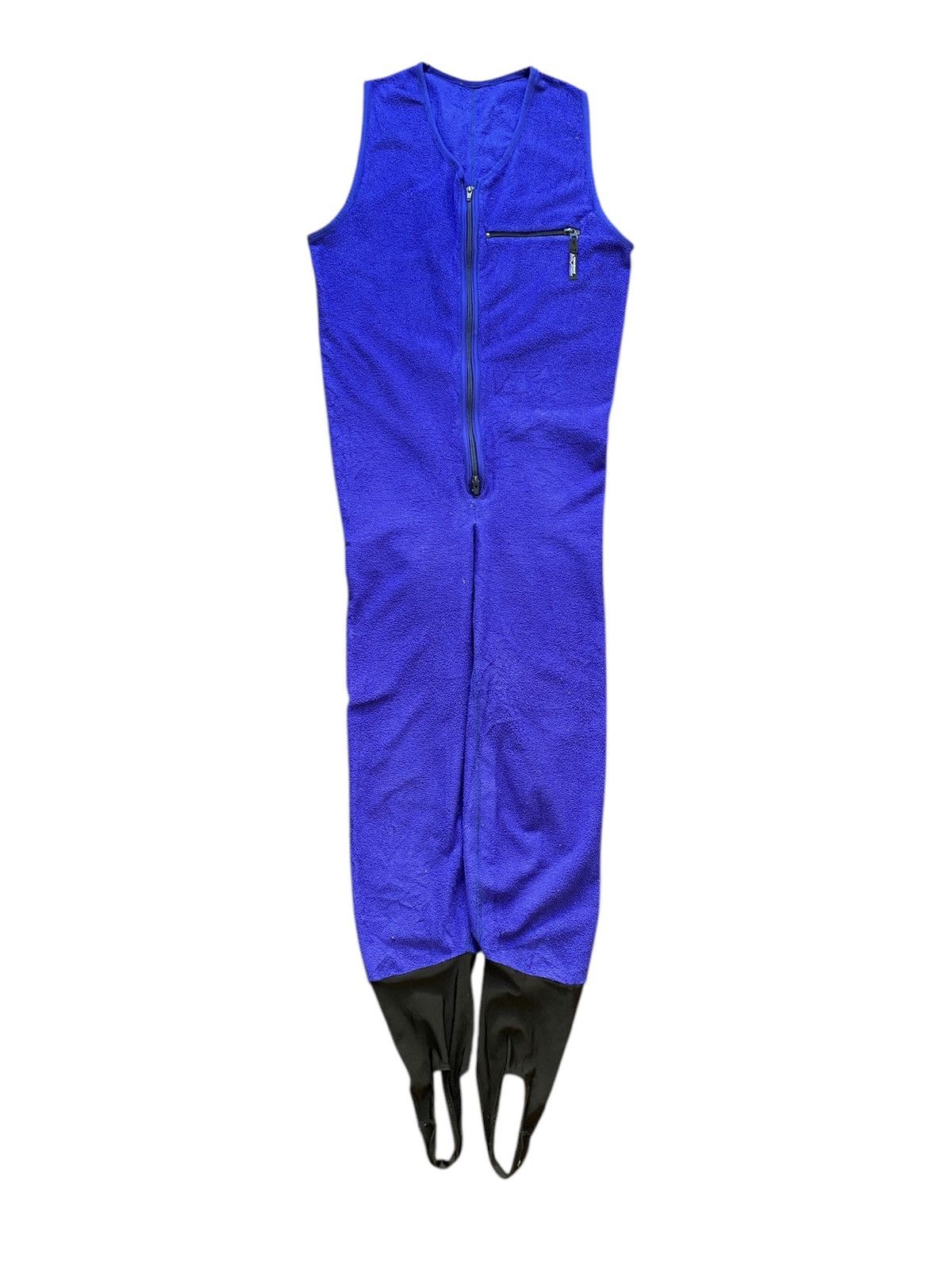 Patagonia × Vintage 90’s Patagonia Fleece Body Suit Bib Overall Base Layer Pant Size US 30 / EU 46 - 3 Thumbnail