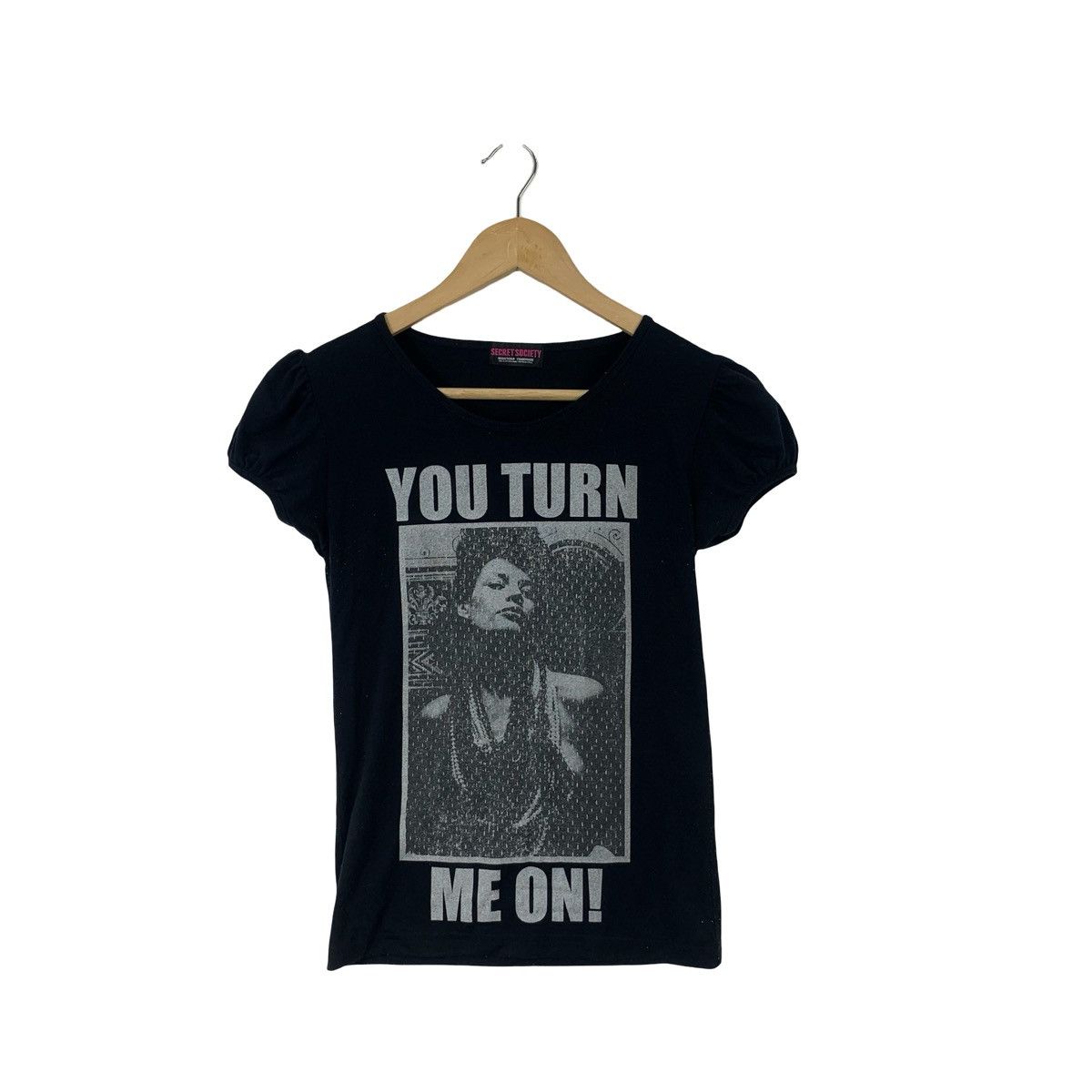 Other SECRET SOCIETY Sophia Loren Potrait Puff Sleeve Tee Shirt Size US XXS / EU 40 - 3 Thumbnail