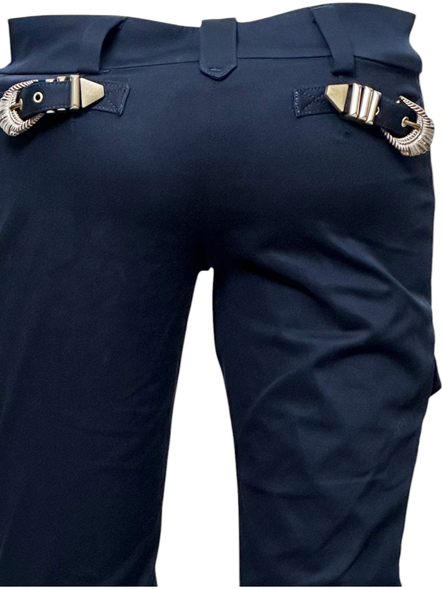 Roberto Cavalli S/S 2013 Just Cavalli Belted Button Pants Size 25" / US 0 / IT 36 - 6 Thumbnail