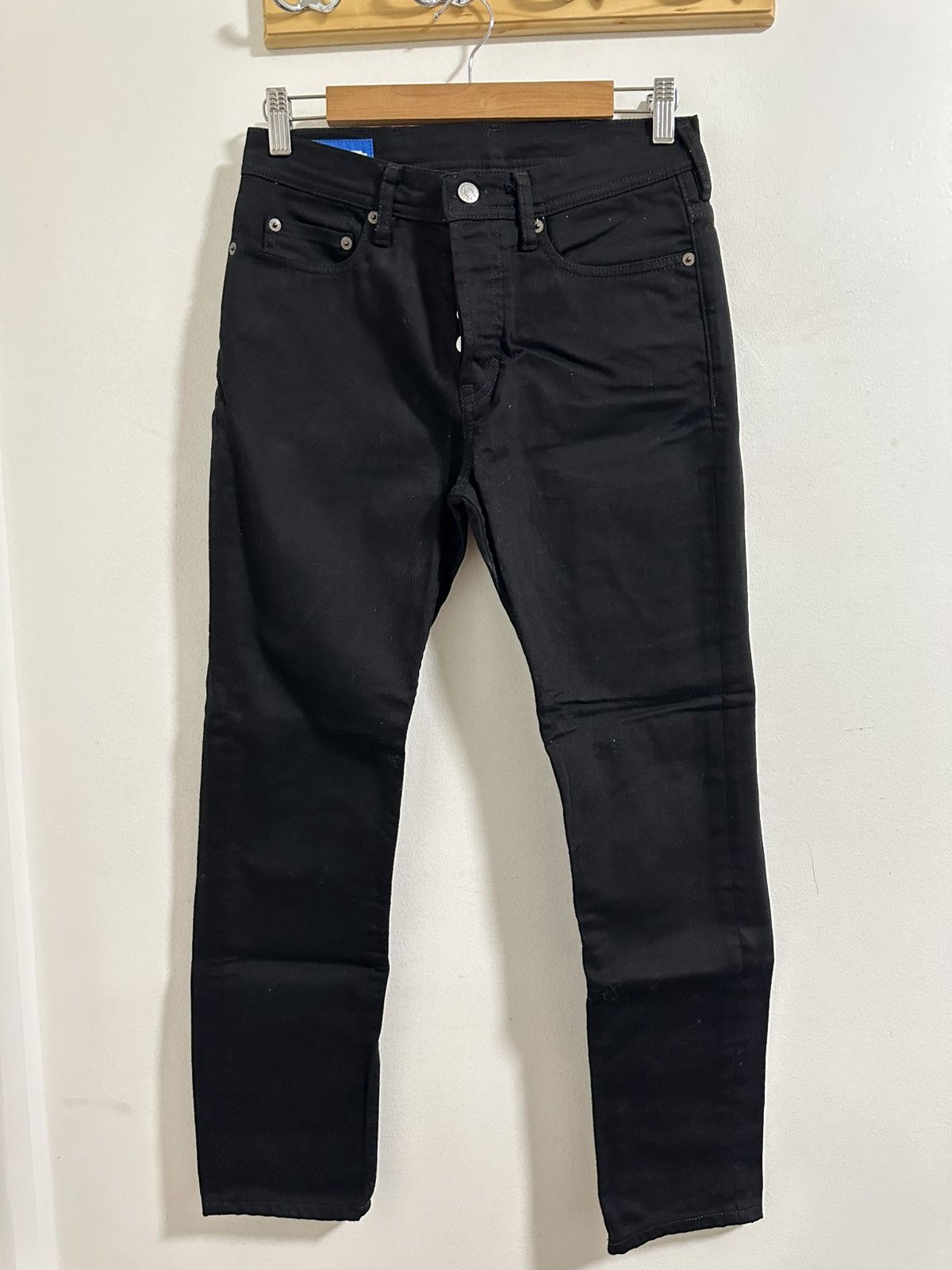 Acne Studios Acne Studios Bla Konst River Stay Black Jeans Size US 28 / EU 44 - 1 Thumbnail