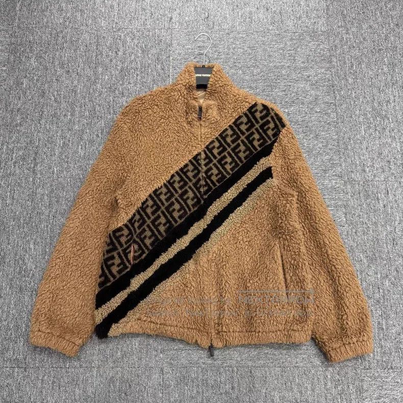 Fendi Camel Hair Teddy Coat