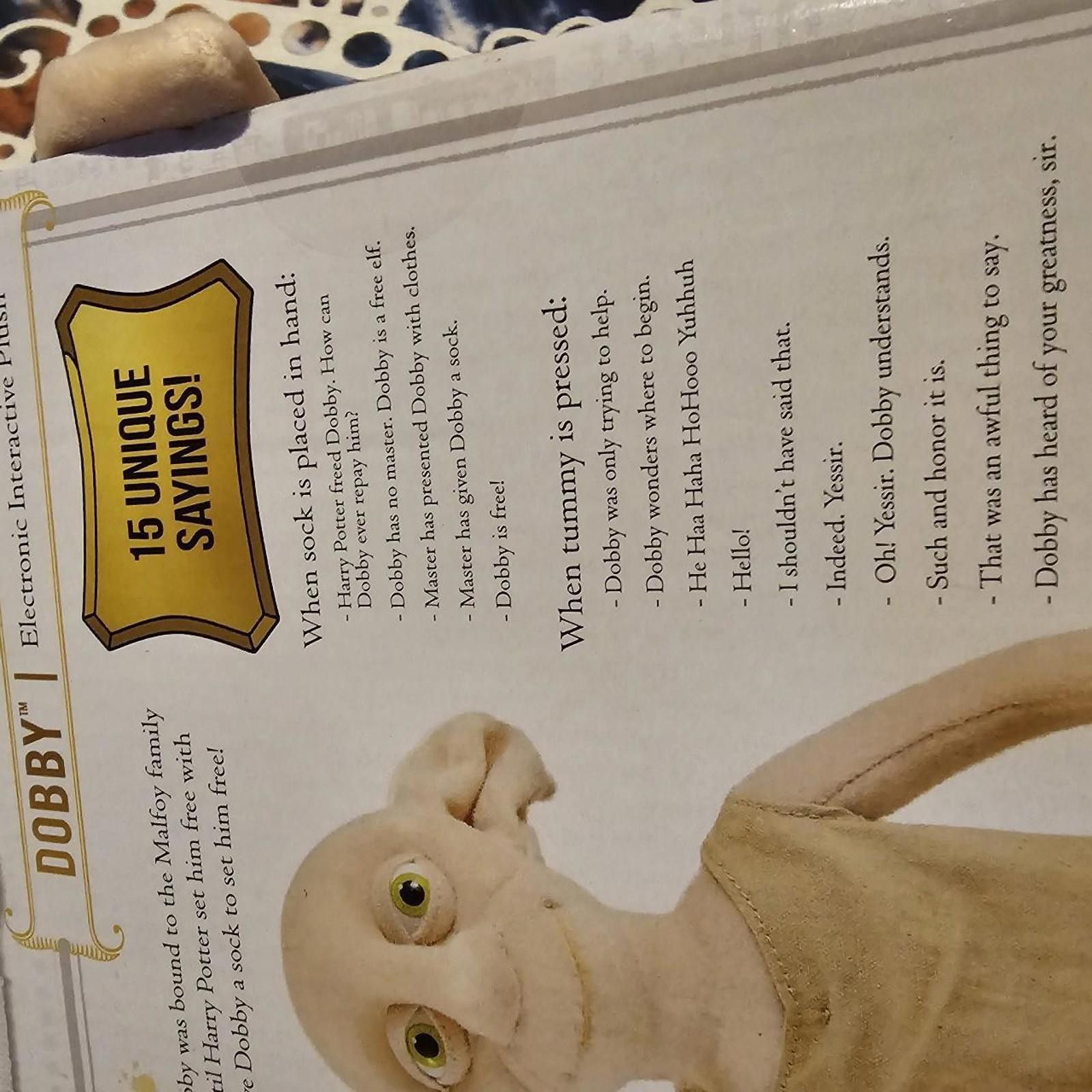 Designer Harry Potter Talking Dobby Collectible Toy Size ONE SIZE - 4 Thumbnail