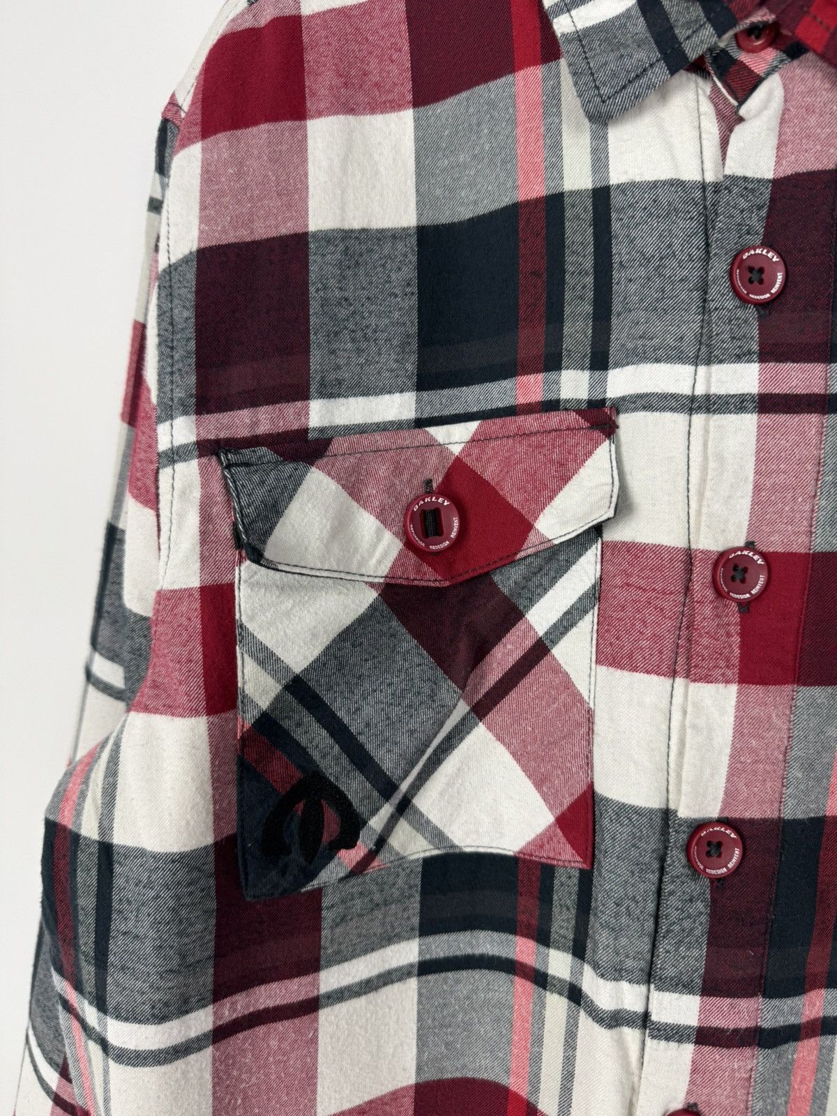 Oakley Oakley Quilted Flannel Overshirt Jacket Size US XL / EU 56 / 4 - 7 Thumbnail