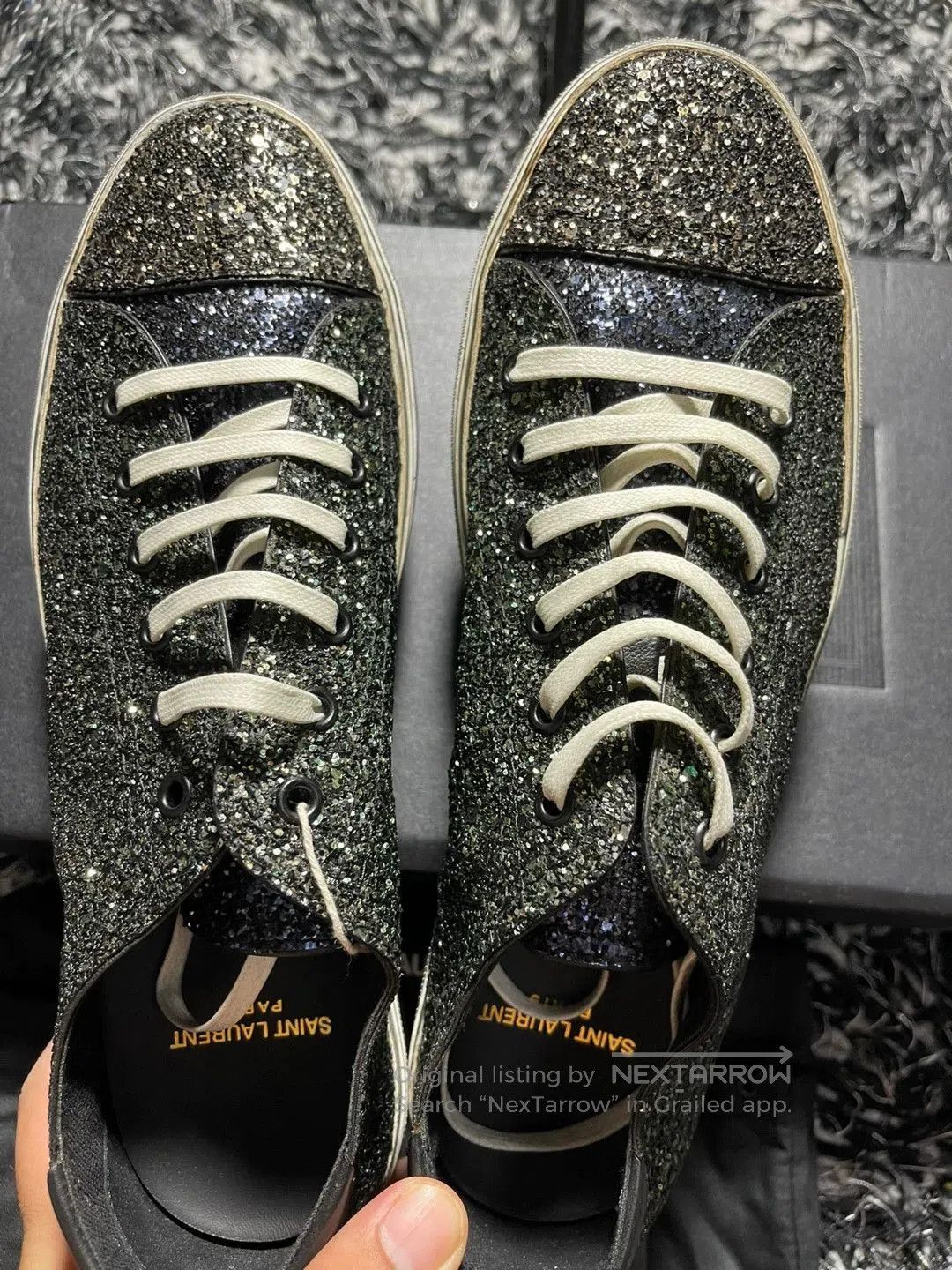 Yves Saint Laurent saint laurent glitter low. Size US 8 / EU 41 - 4 Thumbnail