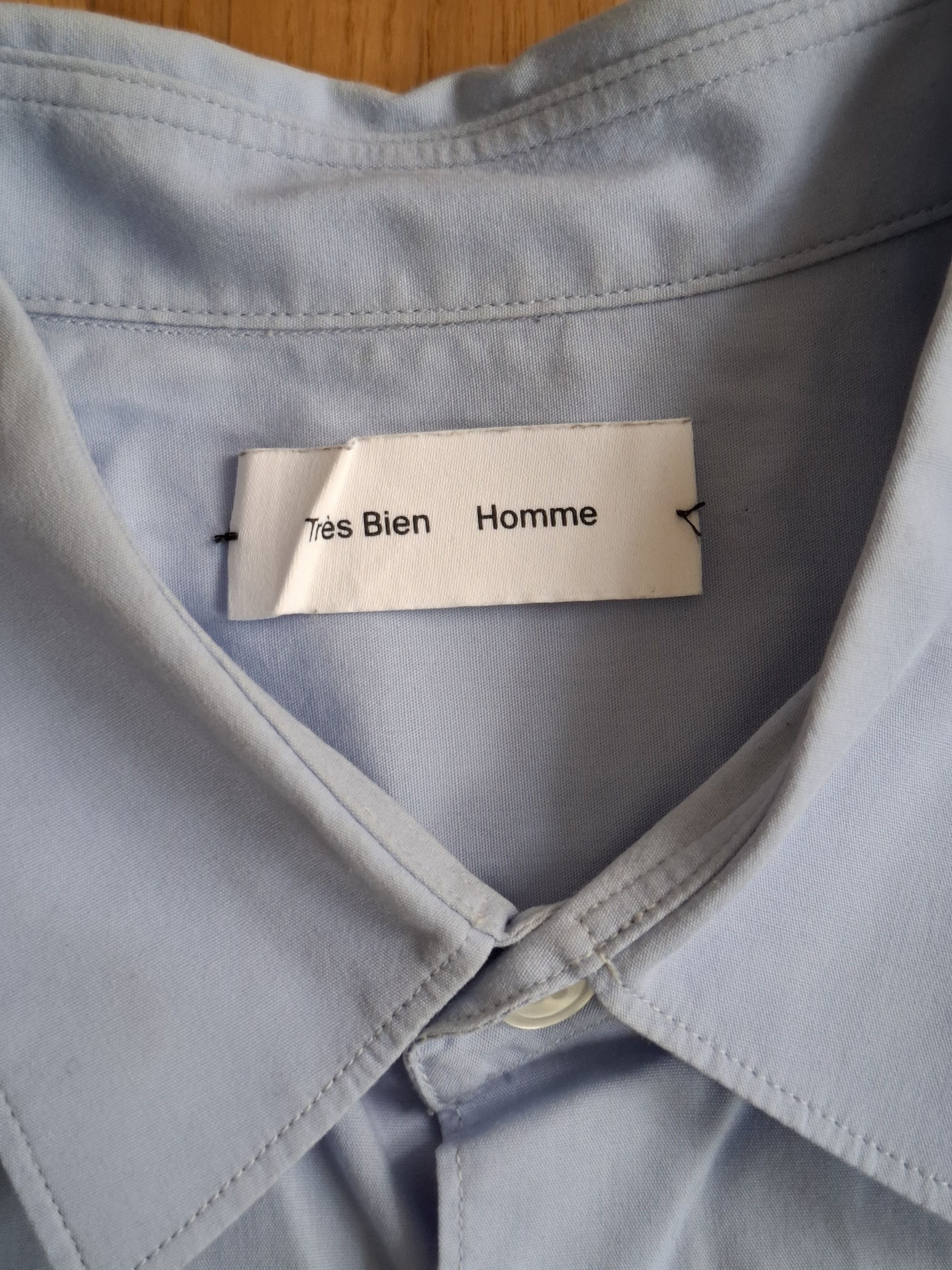 Tres Bien Light blue long-sleeve shirt Size US M / EU 48-50 / 2 - 3 Thumbnail