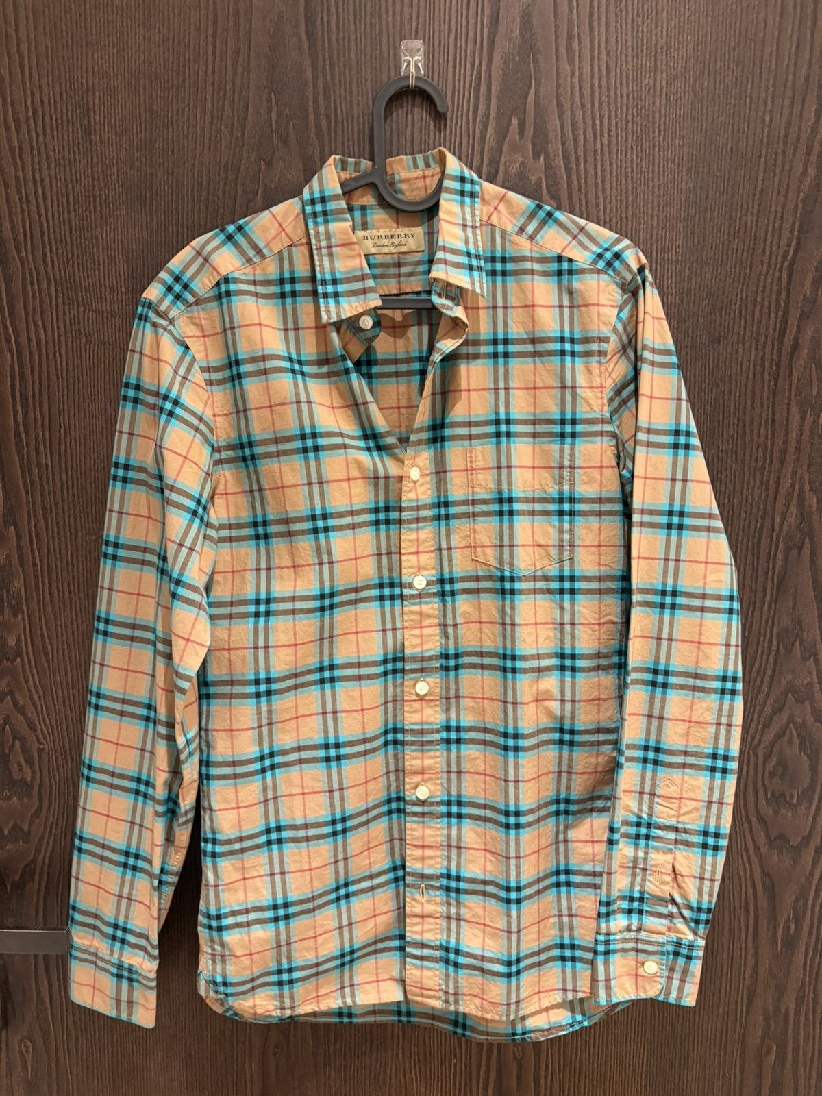Burberry Burberry mens shirt blue/beige Size US XS / EU 42 / 0 - 1 Thumbnail