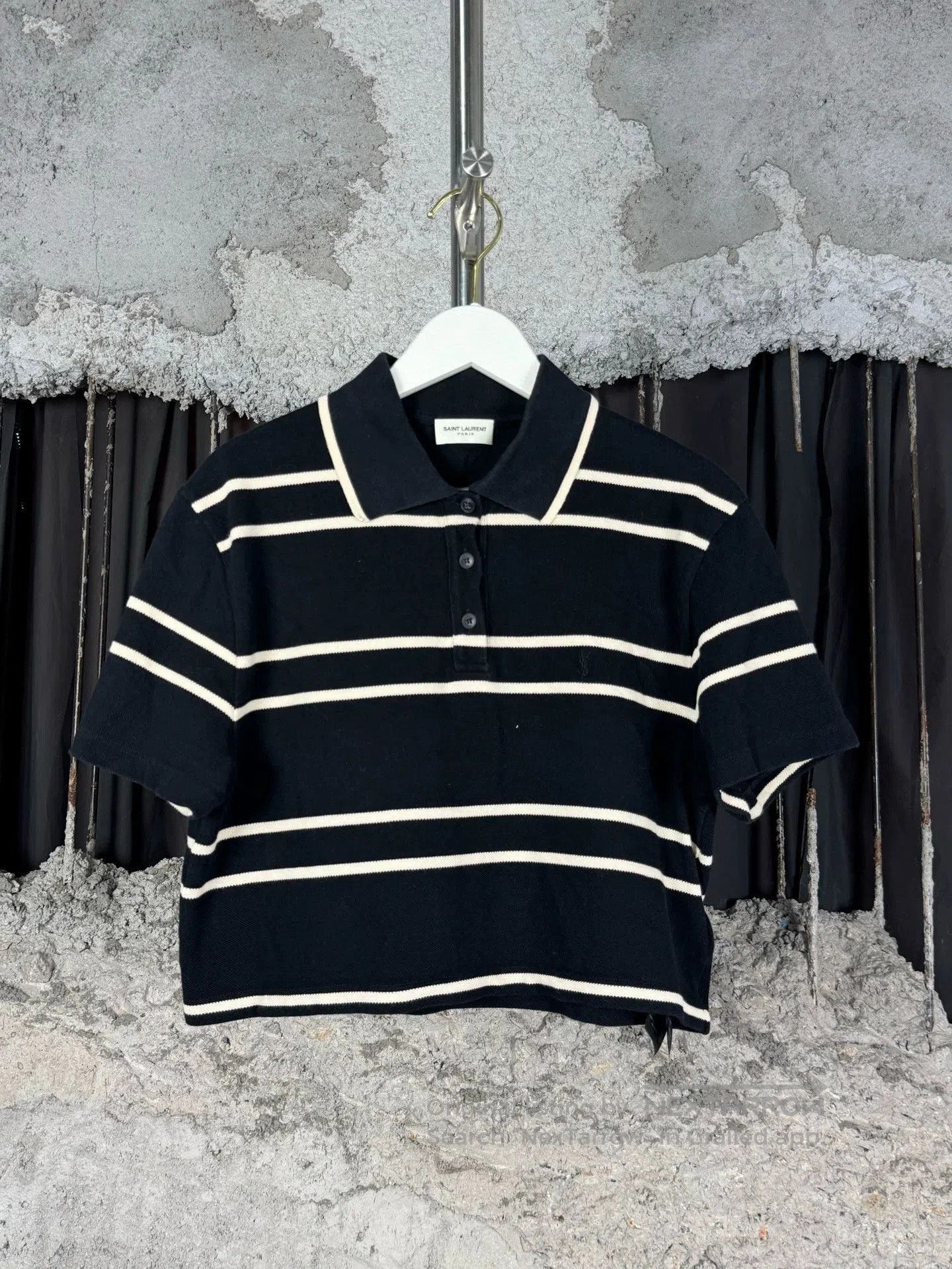 Saint Laurent Paris Striped Short. Size US M / EU 48-50 / 2 - 1 Thumbnail