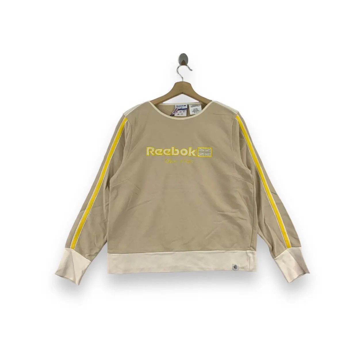 Reebok Vintage REEBOK CLASSIC Great Britain Flag Embroidered Size L / US 10 / IT 46 - 1 Thumbnail