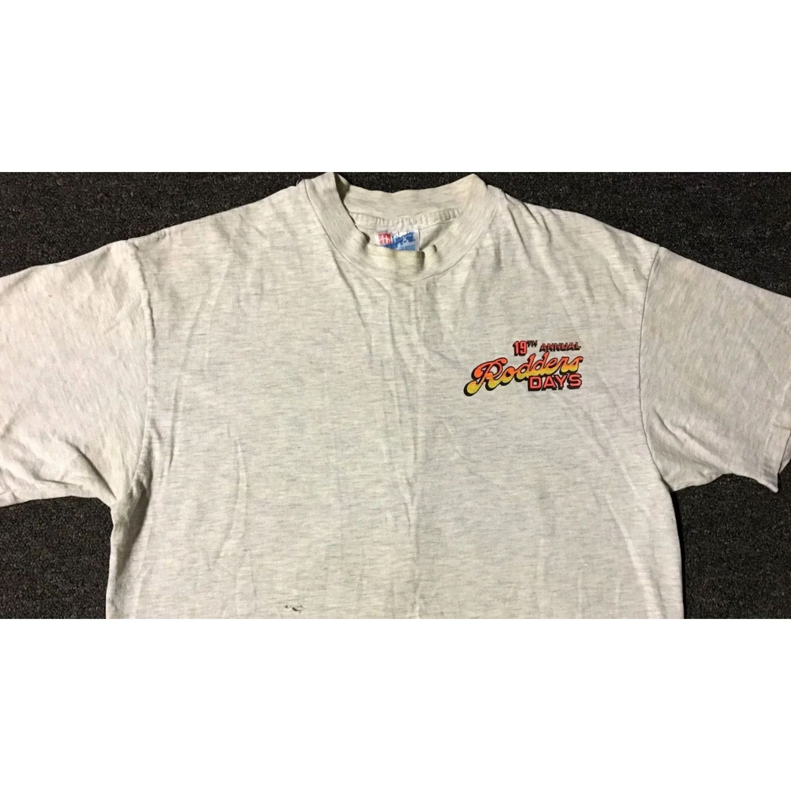 Vintage VINTAGE 90s Tucson Rodder Days Faded Distress Shirt M Gray Nike? Size US M / EU 48-50 / 2 - 7 Thumbnail