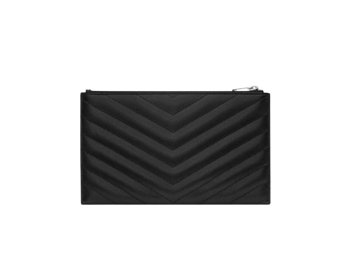 Saint Laurent Paris o1s1wg111125 Cassandre Matelasse Zipped Pouch Size ONE SIZE - 2 Thumbnail