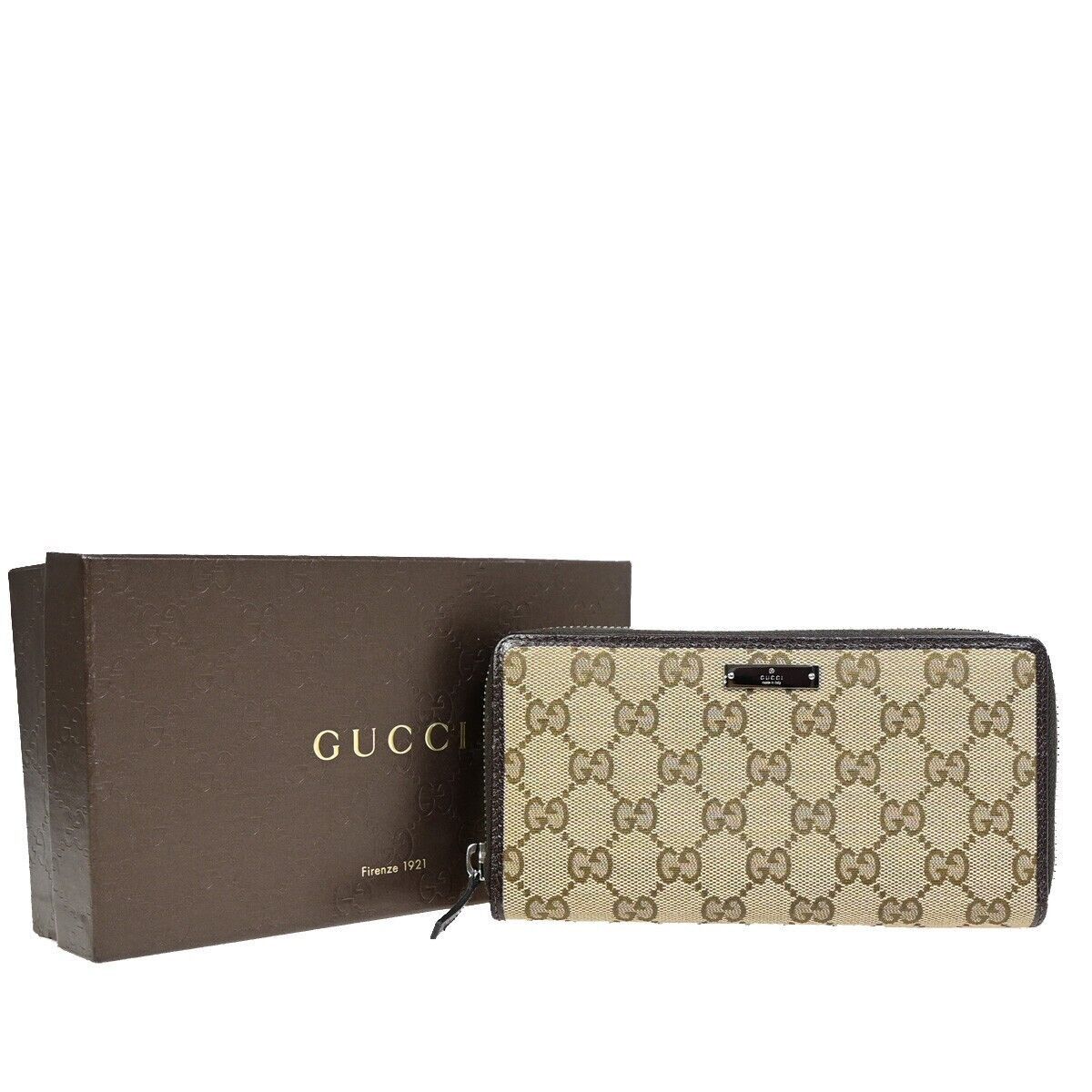 Gucci Gg Canvas Beige Canvas Wallet (Pre-Owned) Size ONE SIZE - 1 Thumbnail