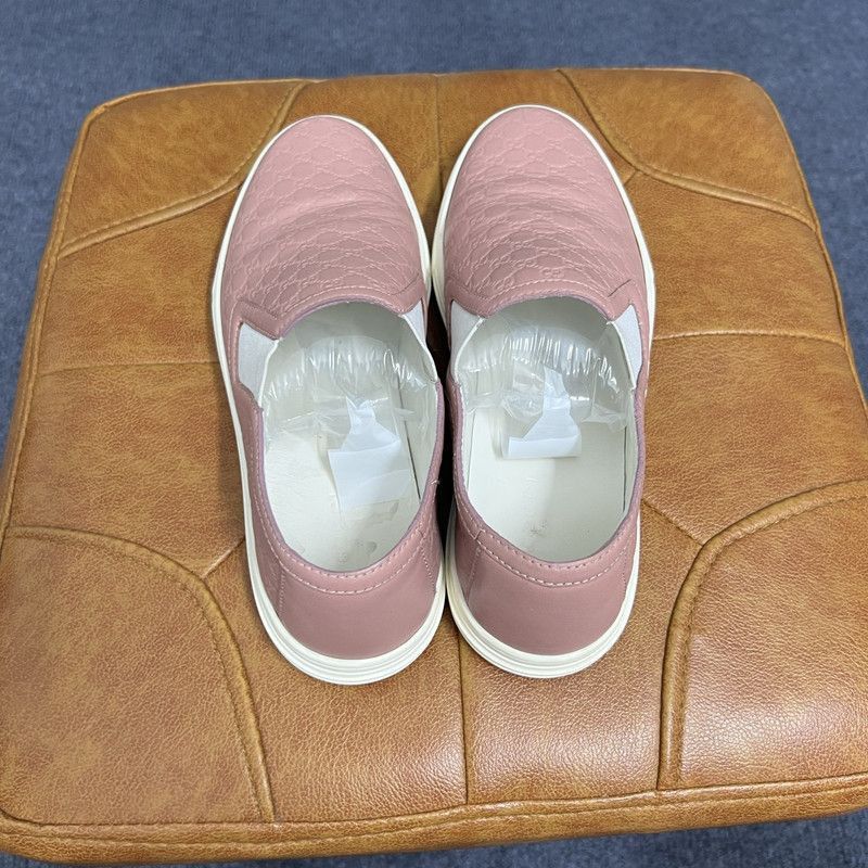 Gucci Gucci Pink Leather Fashion Slip-On Shoes Size US 6 / IT 36 - 6 Thumbnail