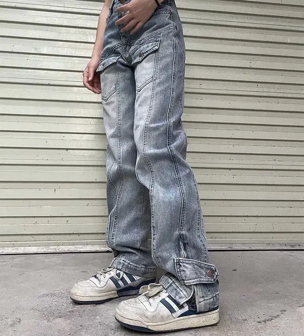 Other Retro punk denim pants Size US 31 - 4 Thumbnail