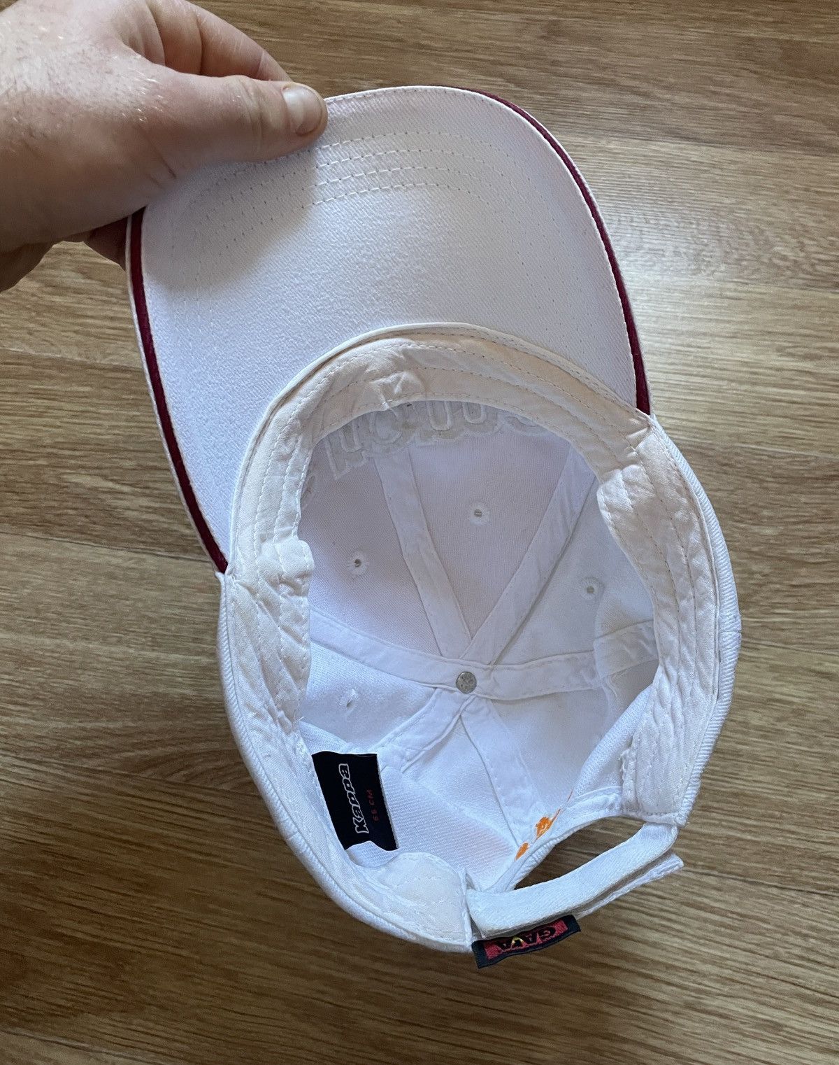 Kappa Vintage AS Roma Kappa White Football Soccer Cap Size ONE SIZE - 7 Thumbnail