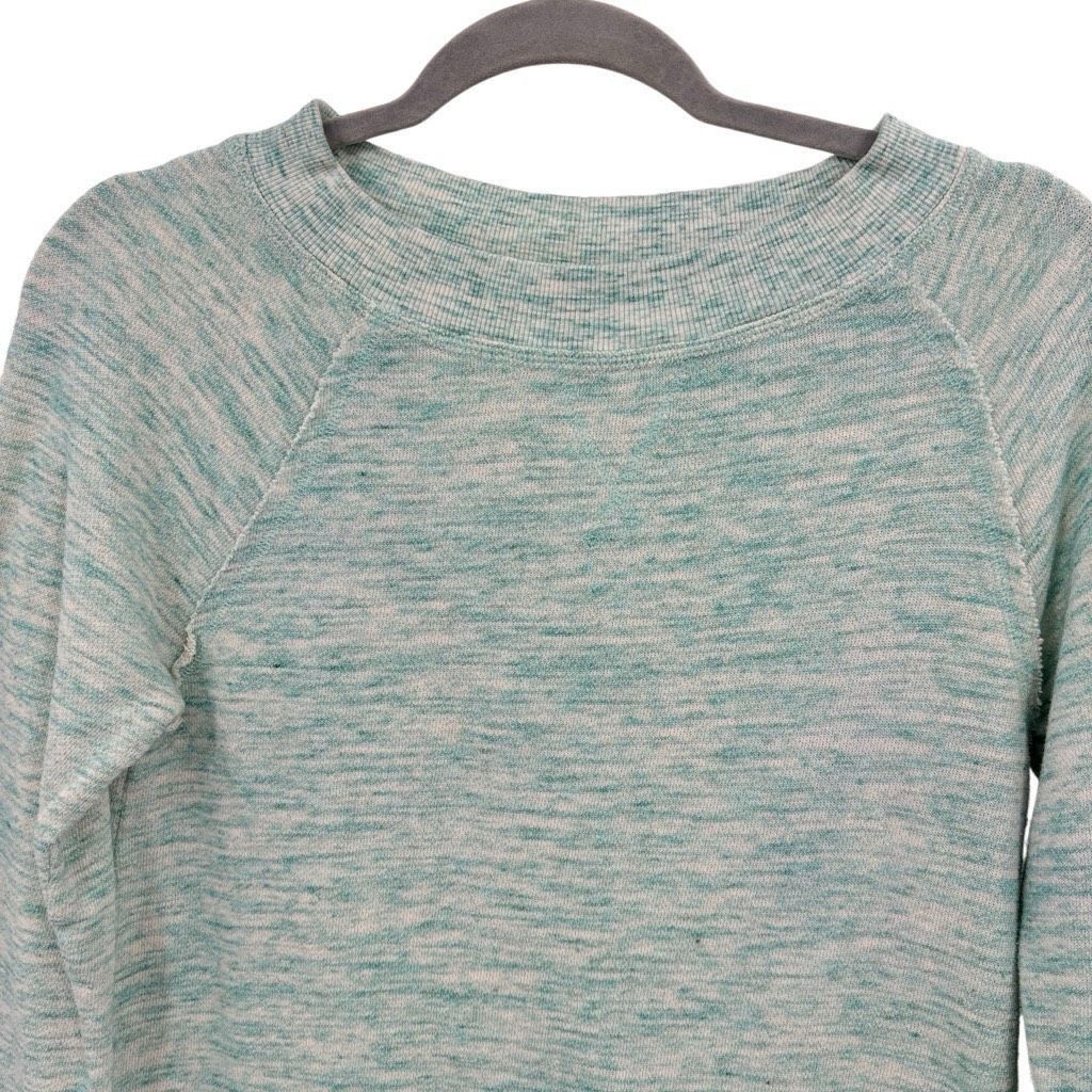 Other Caslon Crew Neck Long Raglan Sleeve Pullover Sweater Heather Mint Green Size XS Size XS / US 0-2 / IT 36-38 - 6 Thumbnail