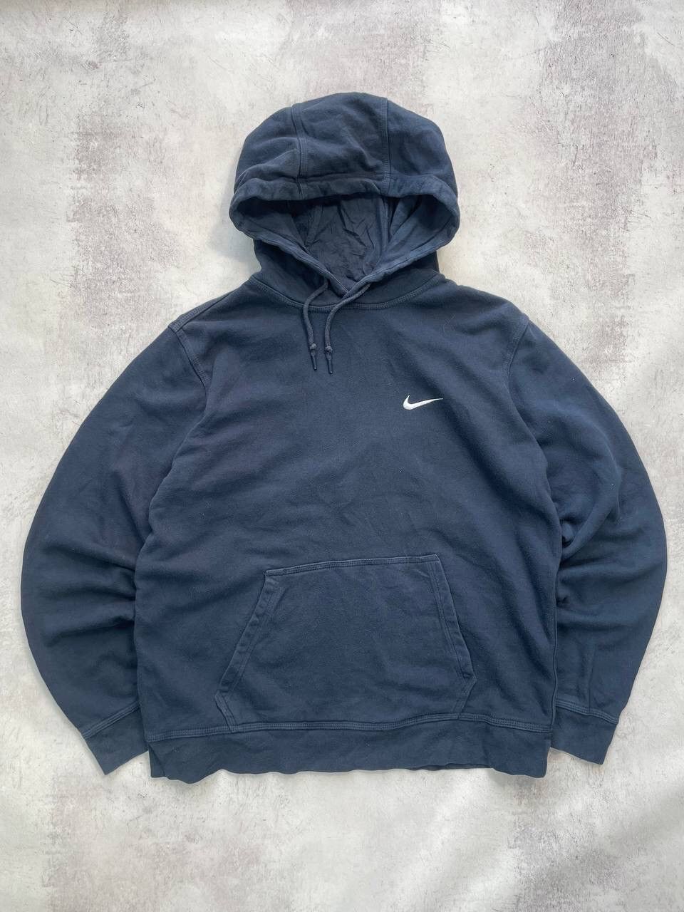Japanese Brand × Nike × Vintage Vintage Nike Baggy Fit Swoosh Hoodie Y2K Size US L / EU 52-54 / 3 - 1 Thumbnail