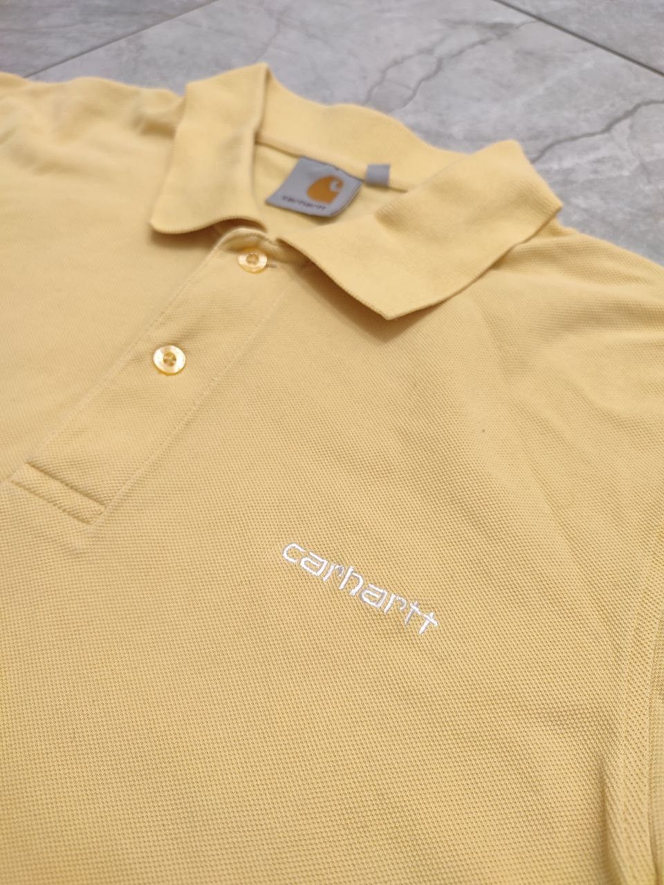Carhartt Polo shirt Carhartt Yellow size M Size US M / EU 48-50 / 2 - 4 Thumbnail