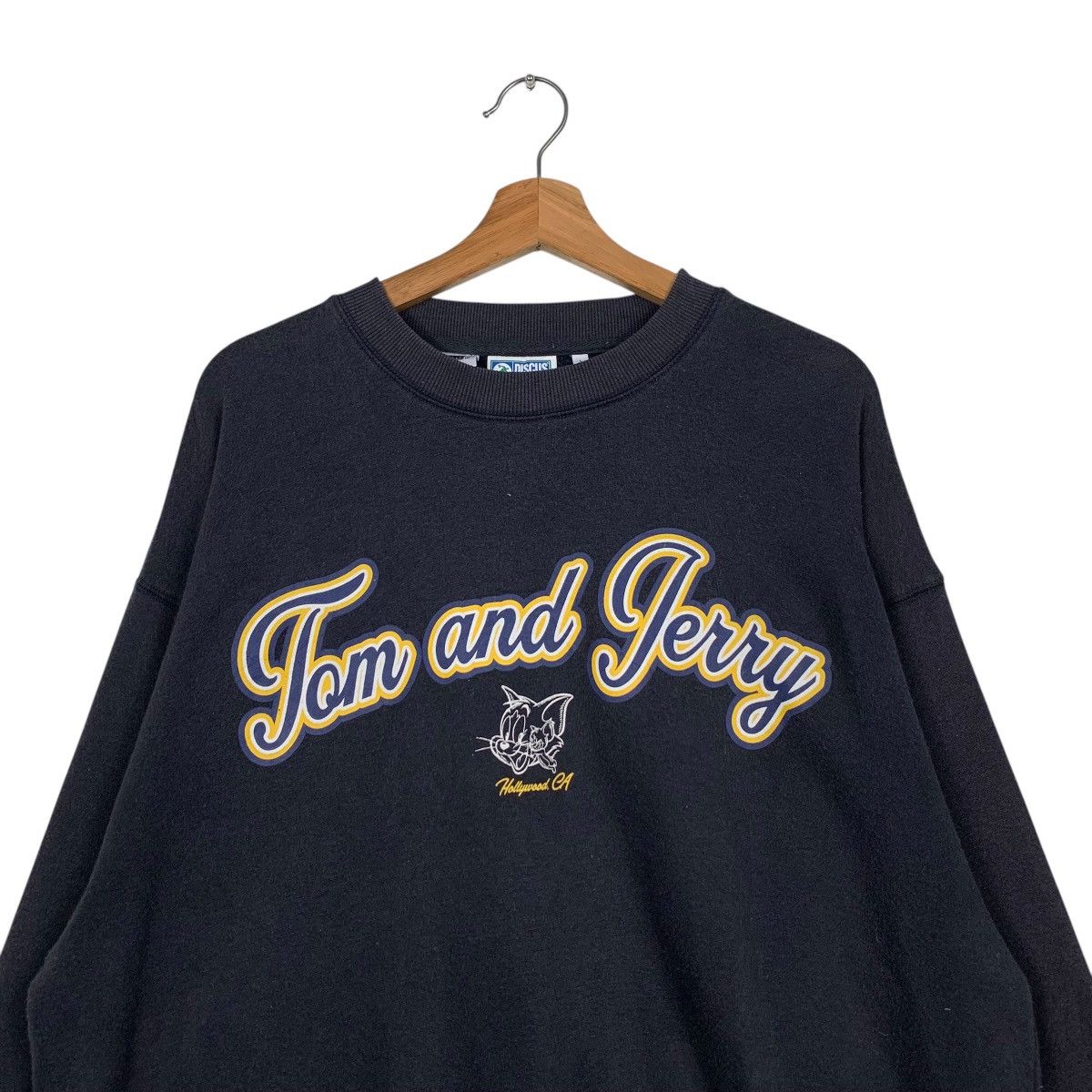 Cartoon Network DISCUS ATHLETIC TOM AND JERRY BIG LOGO SWEATSHIRTS #1684-C75 Size US L / EU 52-54 / 3 - 2 Thumbnail