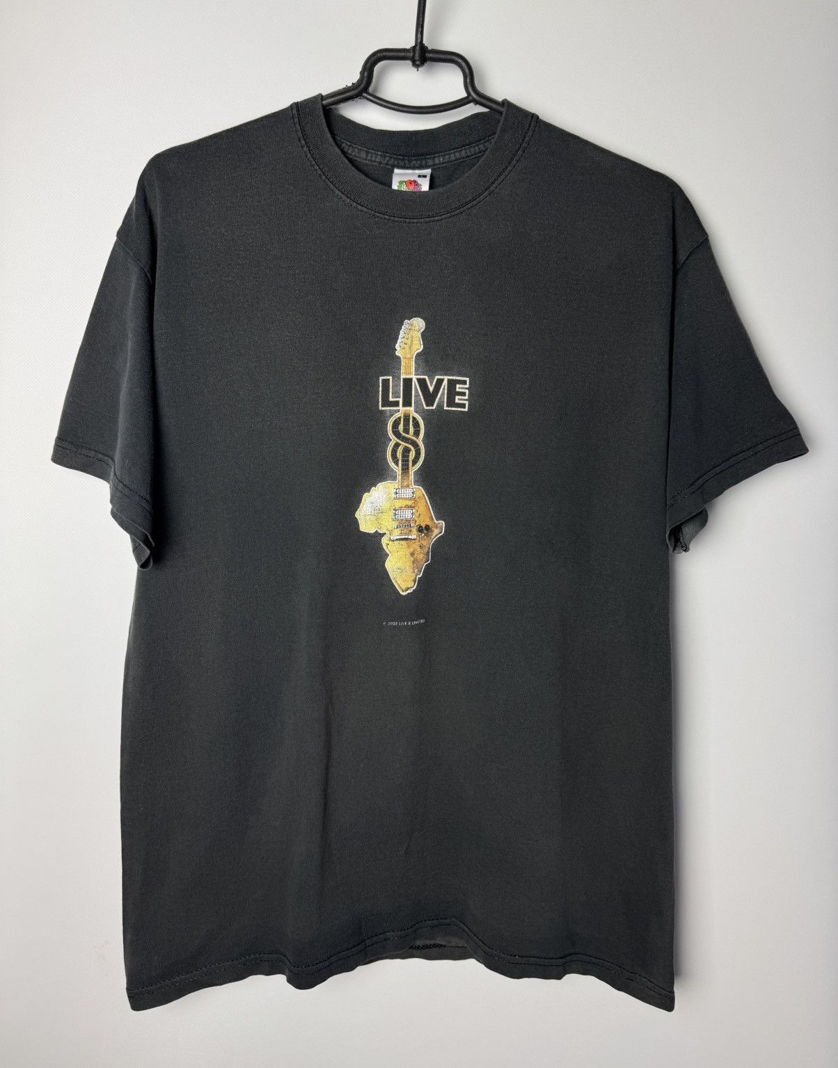 Fruit Of The Loom 2005 Live 8 Limited Y2K Concert T-Shirt size L Size US L / EU 52-54 / 3 - 1 Thumbnail