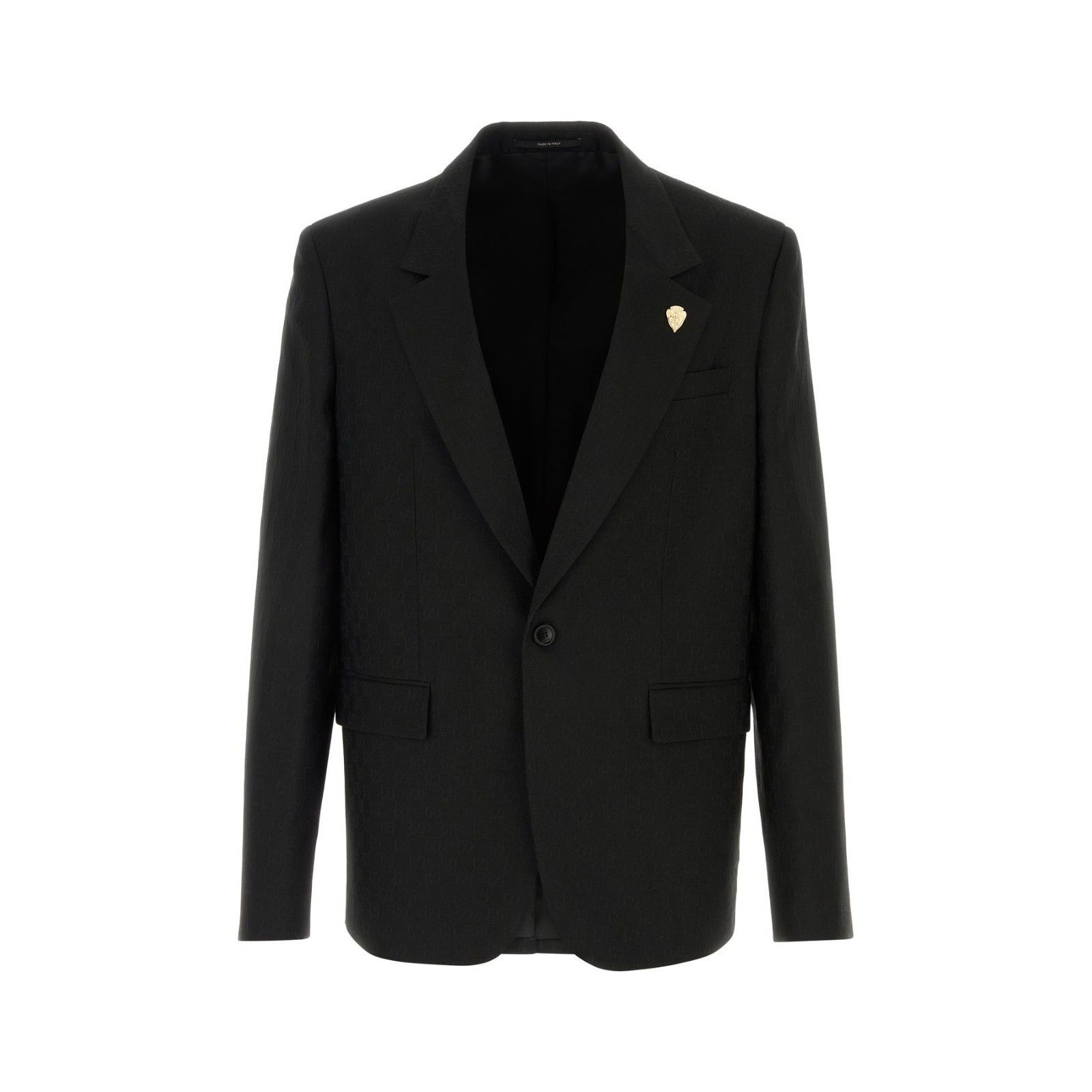 Gucci GUCCI Black Polyester Blend Blazer New & Authentic (Men's si Size US L / EU 52-54 / 3 - 1 Thumbnail