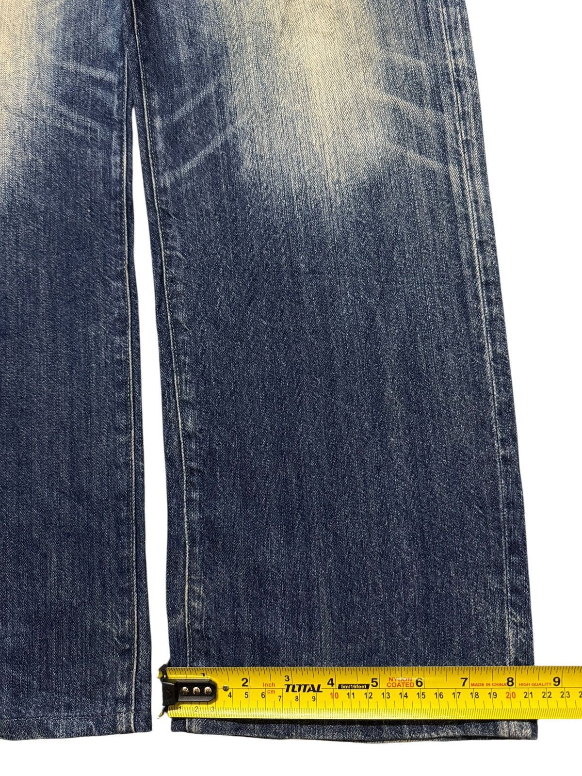 Sugar Cane Vintage Y2K Japanese Brand Mud Wash Whisker Straight Loose Size US 36 / EU 52 - 13 Thumbnail