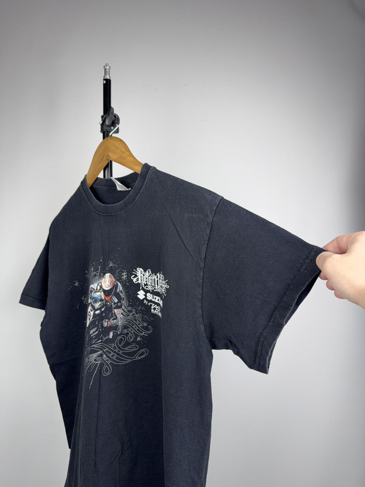 Vintage Vintage 00s Suzuki GSX TAS Racing Tee Team Donald Australia Size US L / EU 52-54 / 3 - 4 Thumbnail