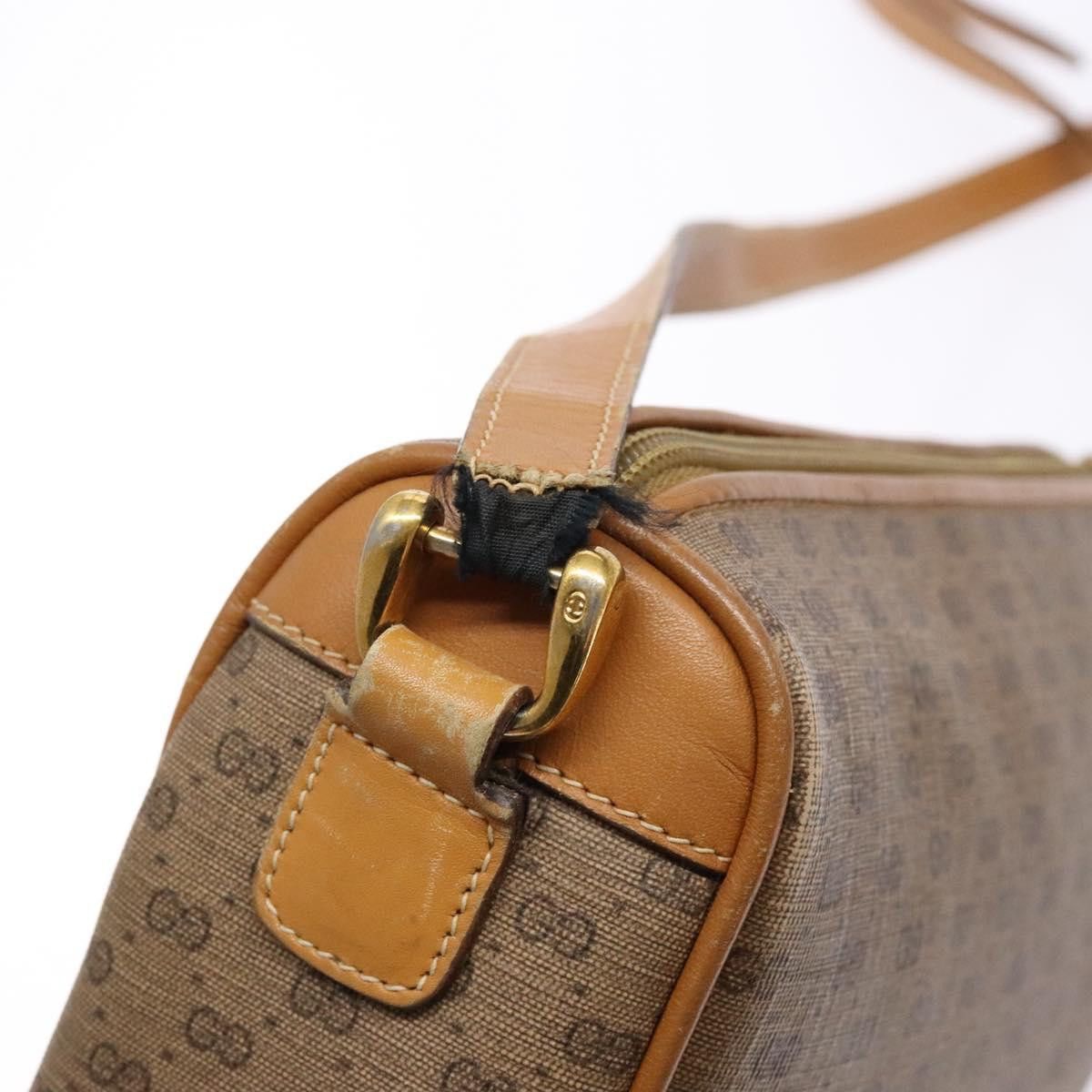 Gucci GUCCI Micro GG Supreme Shoulder Bag Pvc Beige Gold 001 14 Size ONE SIZE - 14 Thumbnail
