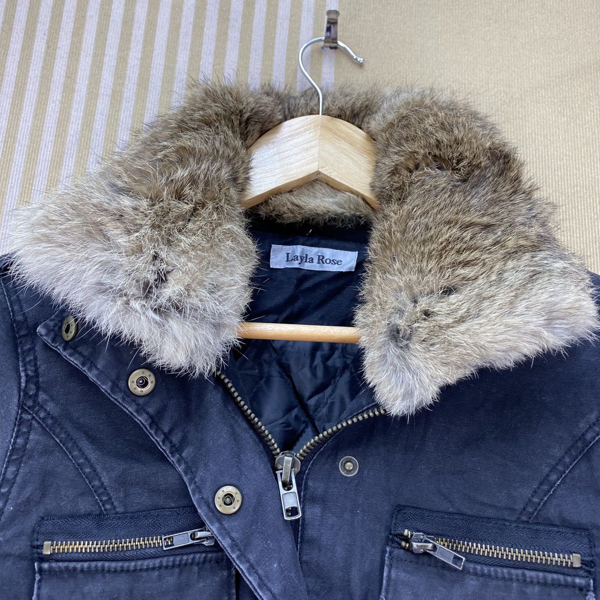 Angel Blue 🫶Japanese Brand Layla Rose Multi Pocket Faux Furr Collar Size M / US 6-8 / IT 42-44 - 6 Thumbnail