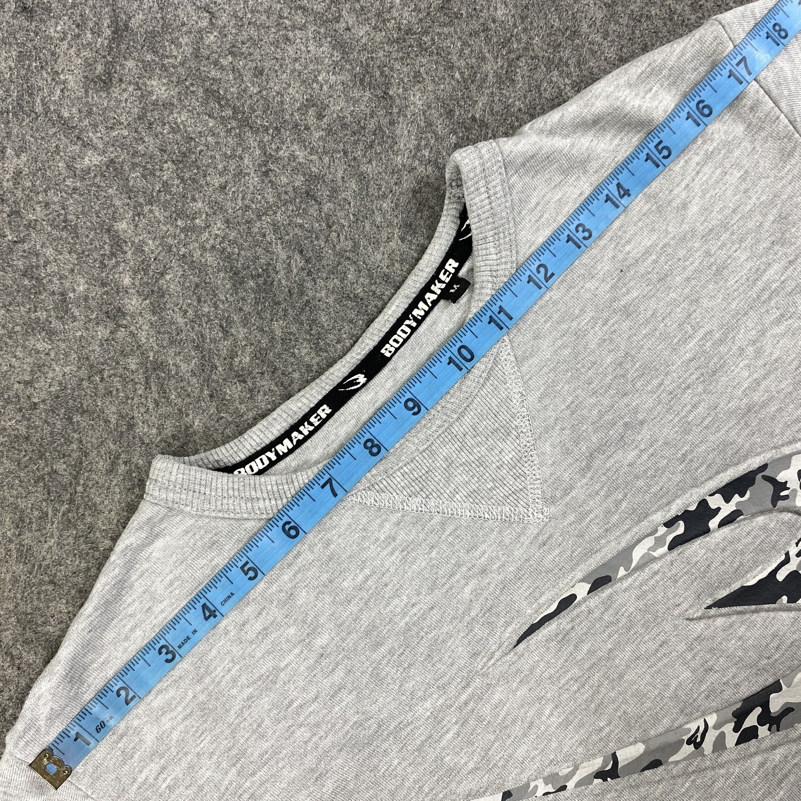 Japanese Brand Body Maker Gray Sweatshirt -SW177 Size US M / EU 48-50 / 2 - 3 Thumbnail