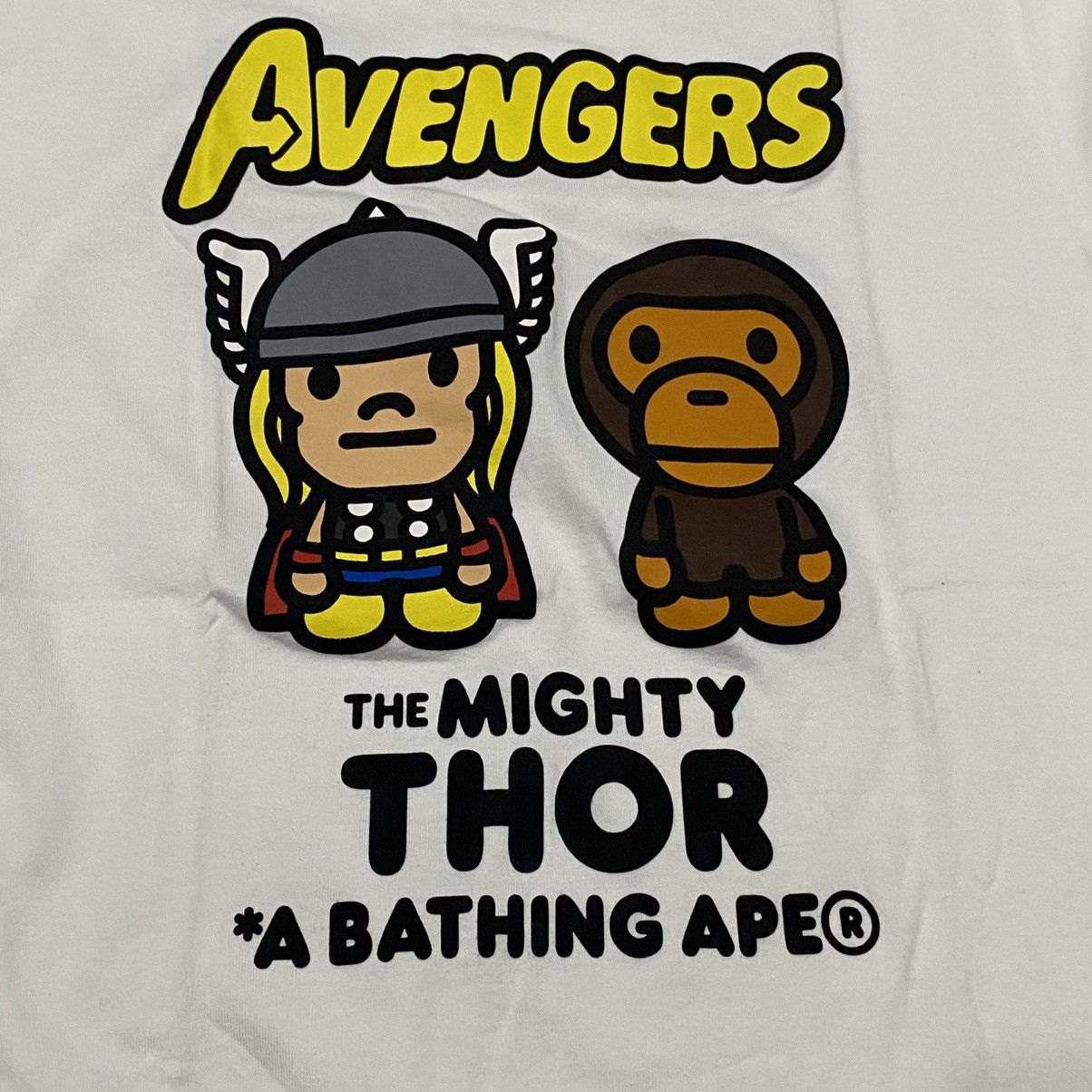 Bape × Marvel Comics Bape X Marvel Thor White T Shirt Size US M / EU 48-50 / 2 - 7 Thumbnail