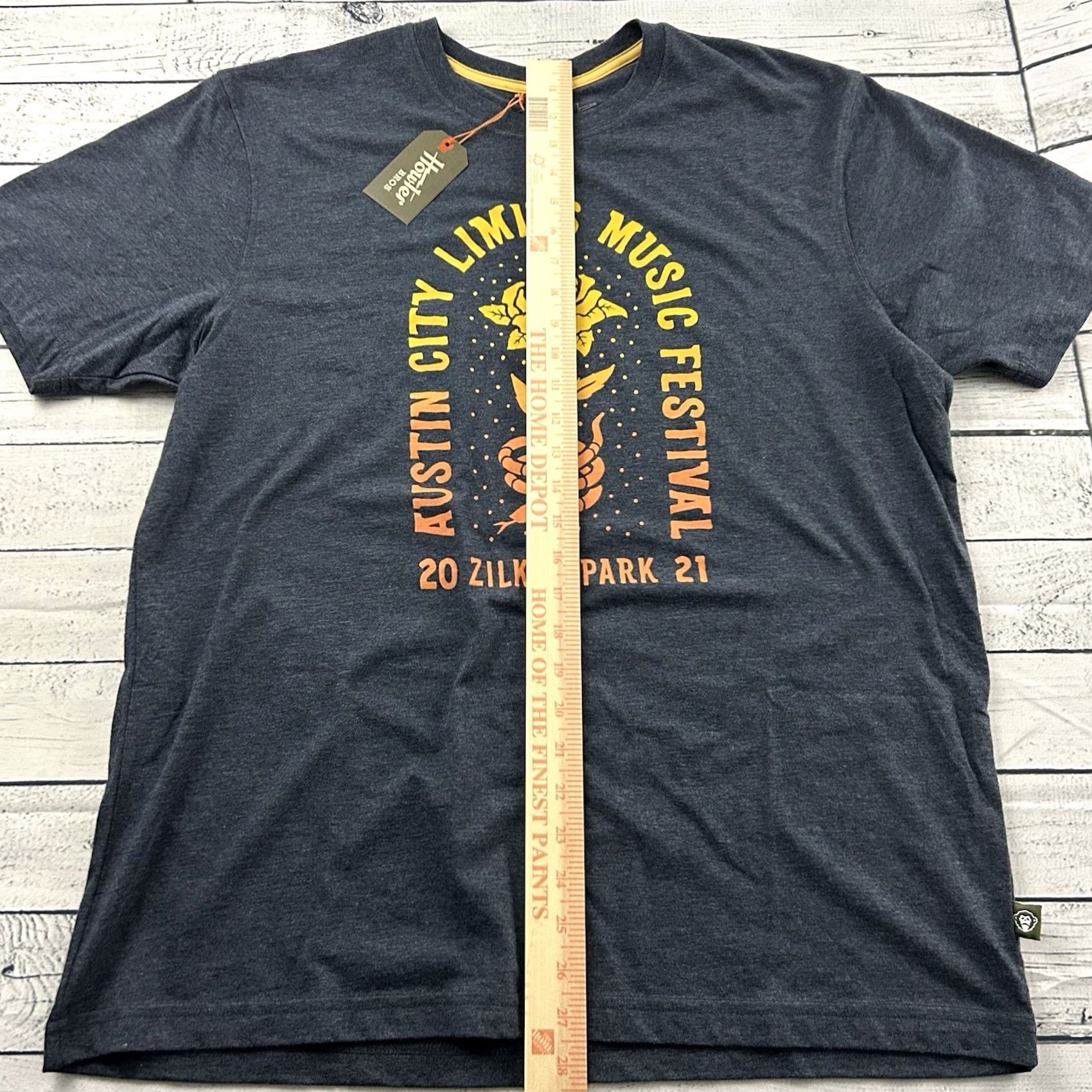 Howler Brothers Howler Bros Shirt Mens Large Blue Austin City Limits 2021 Short Sleeve T-Shirt Size US L / EU 52-54 / 3 - 2 Thumbnail