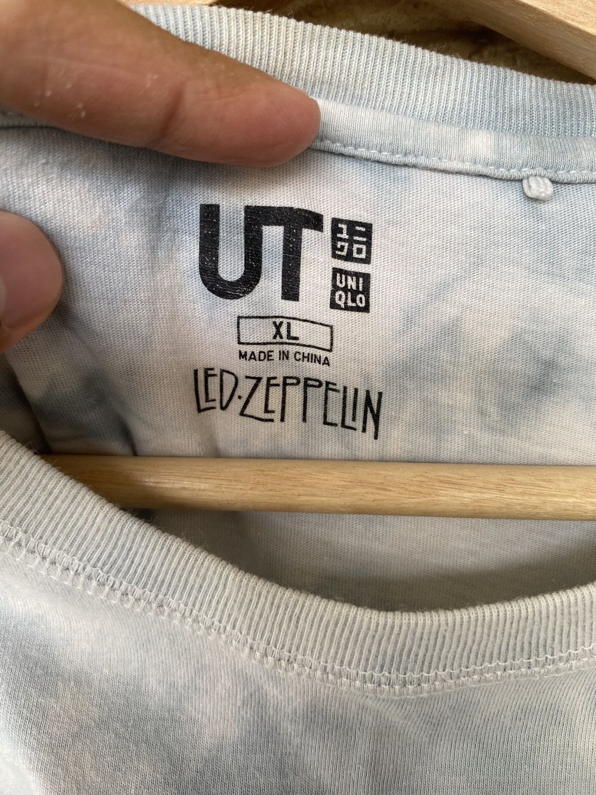 Band Tees Led Zeppelin UK Tour 1969 x Uniqlo Tie Dye Band Tees Size US XL / EU 56 / 4 - 6 Thumbnail
