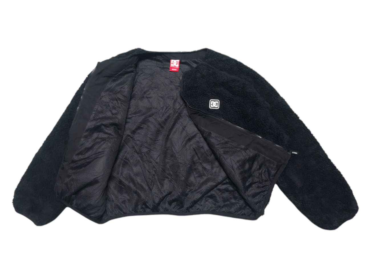 DC × Girl Skateboards DC Shoes Sherpa fleece Crop jacket Side Tape Size M / US 6-8 / IT 42-44 - 3 Thumbnail