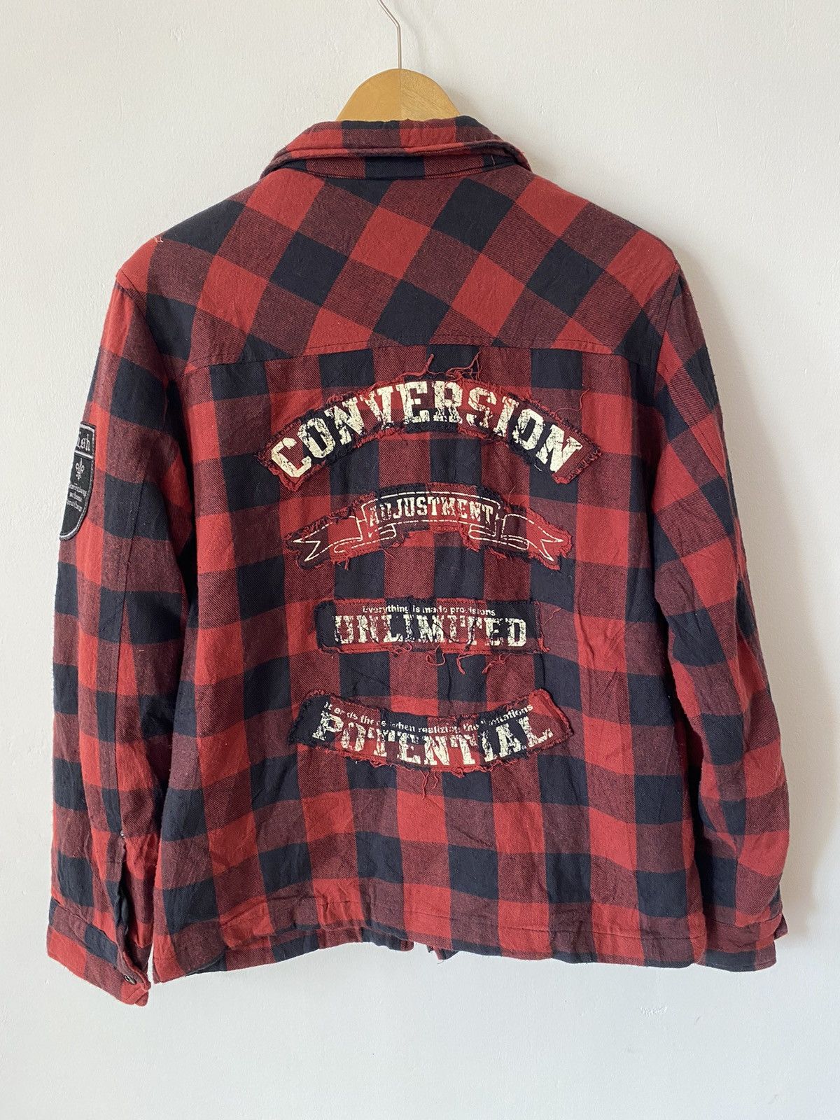 If Six Was Nine × Japanese Brand × Le Grande Bleu (L.G.B.) DEELISH Plaid Tartan Jacket LGB Punk Bondage Size US L / EU 52-54 / 3 - 9 Thumbnail