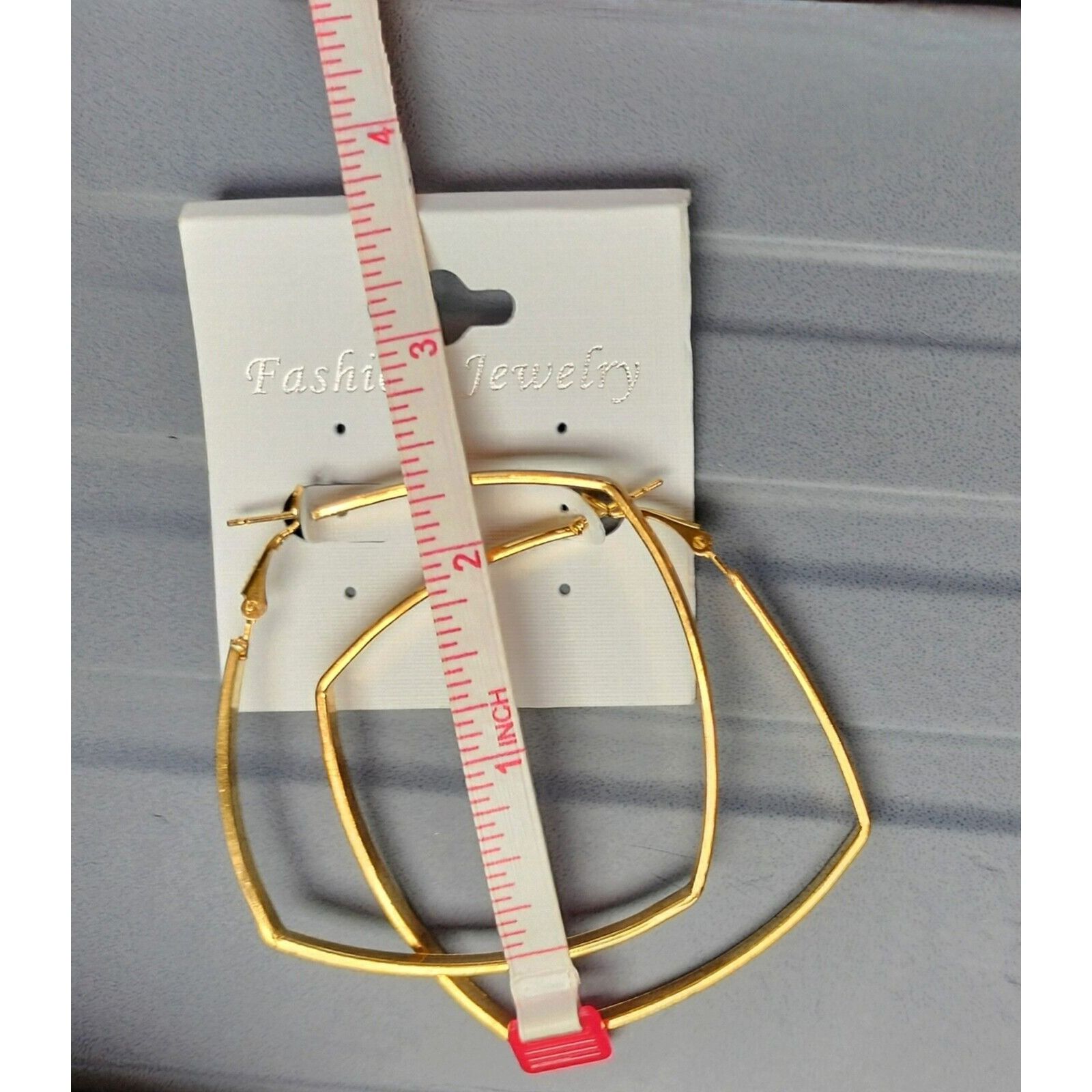 Other Hoop Earrings Gold Tone Fashion Jewelry Eggshell White Light Size ONE SIZE - 9 Thumbnail