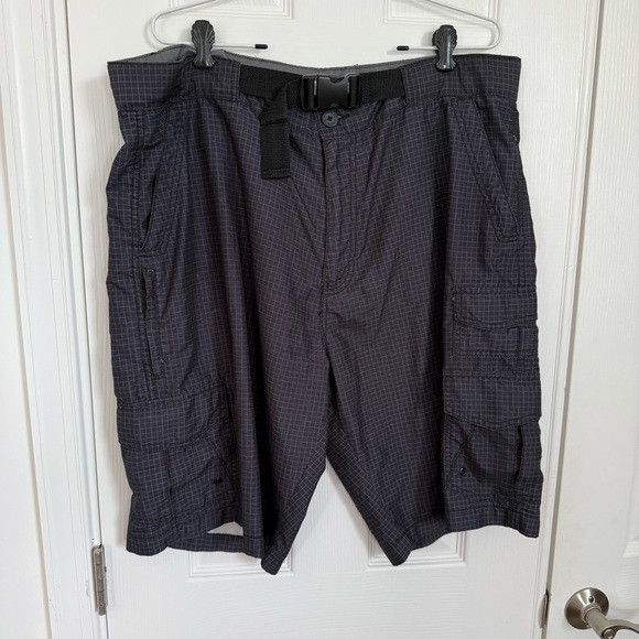 Other Men's Black Belted Performance Cargo Shorts Size US 26 / EU 42 - 4 Thumbnail