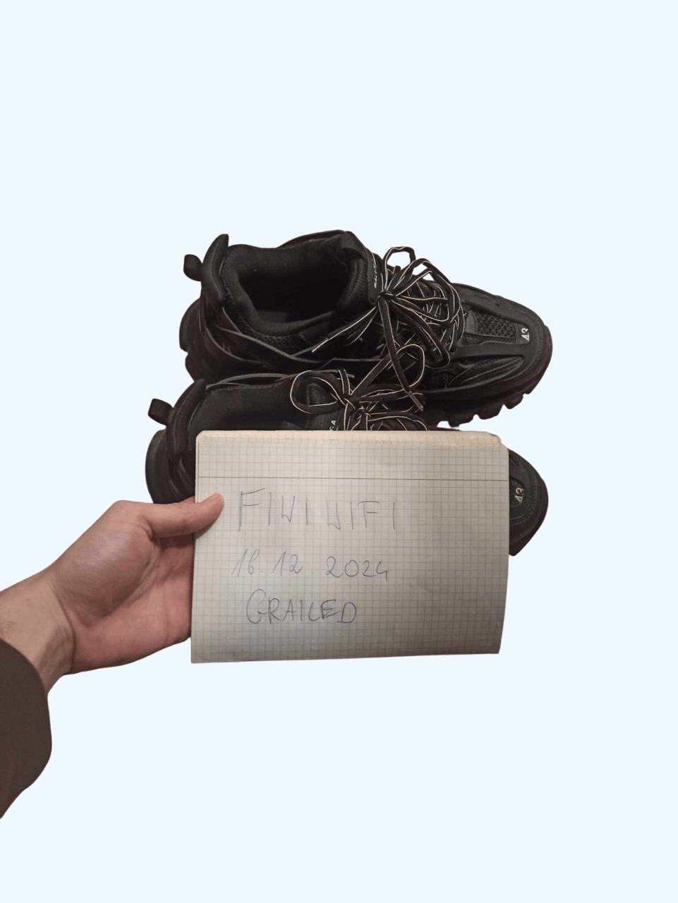 Balenciaga Balenciaga Track Triple Black Size US 10 / EU 43 - 7 Thumbnail