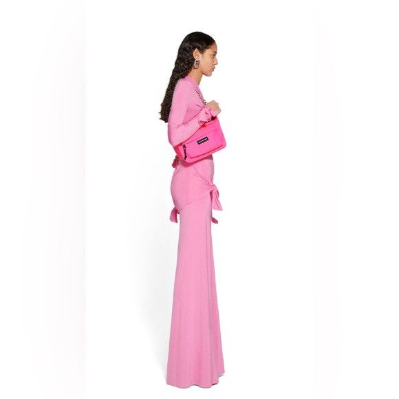 Balenciaga o1srvl11e0426 Knot Gown in Pink Size S / US 4 / IT 40 - 3 Thumbnail