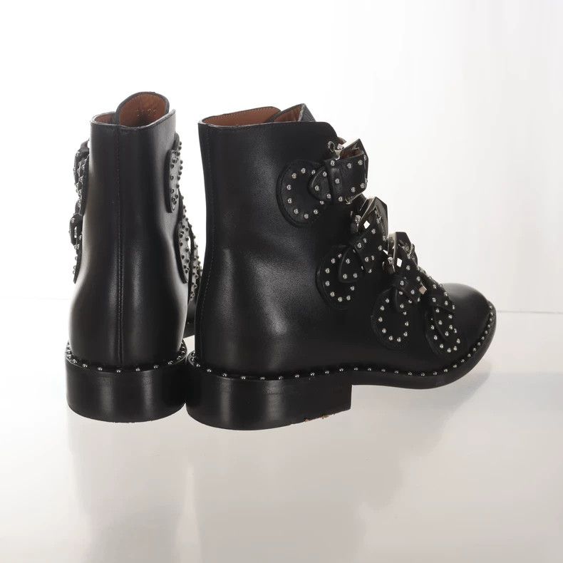 Givenchy Givenchy Cowhide Women's Belt Buckle Short Boots Size US 4.5 / IT 34.5 - 4 Thumbnail