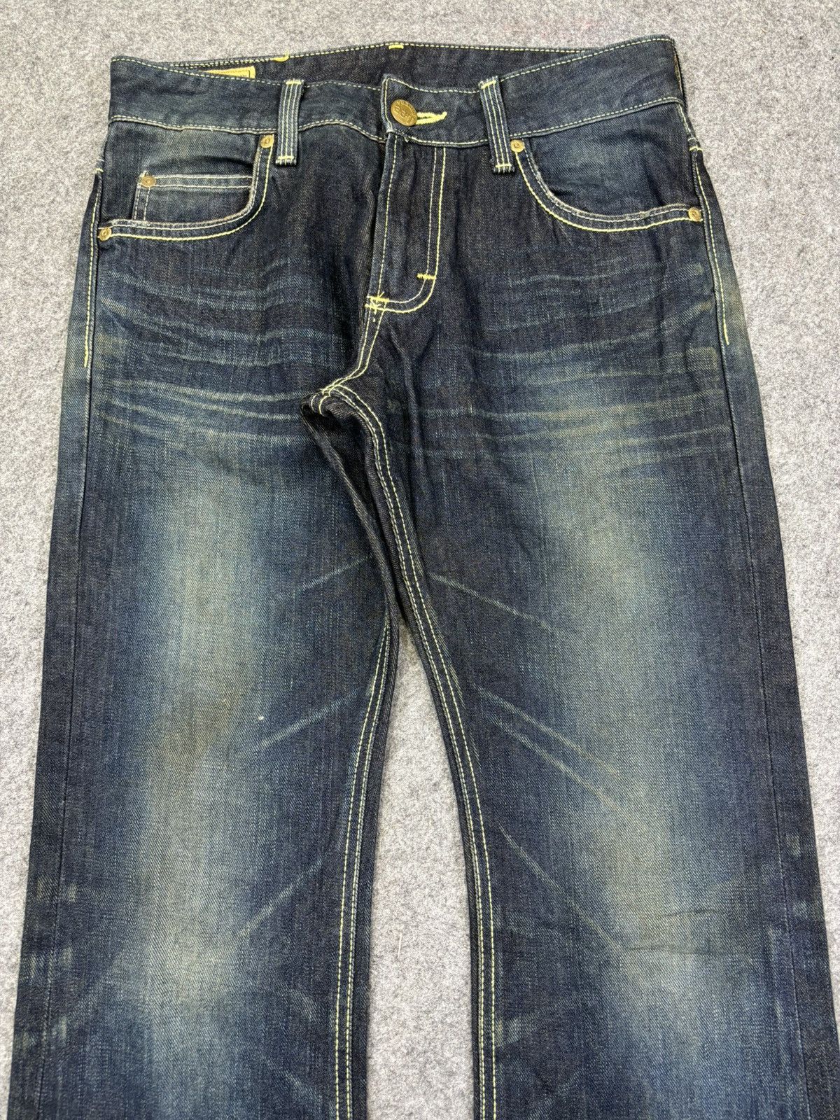 Lee 💥Archival Super Flare💥Lee Crazy Mudwash Flare Denim K5 Size US 29 - 3 Thumbnail