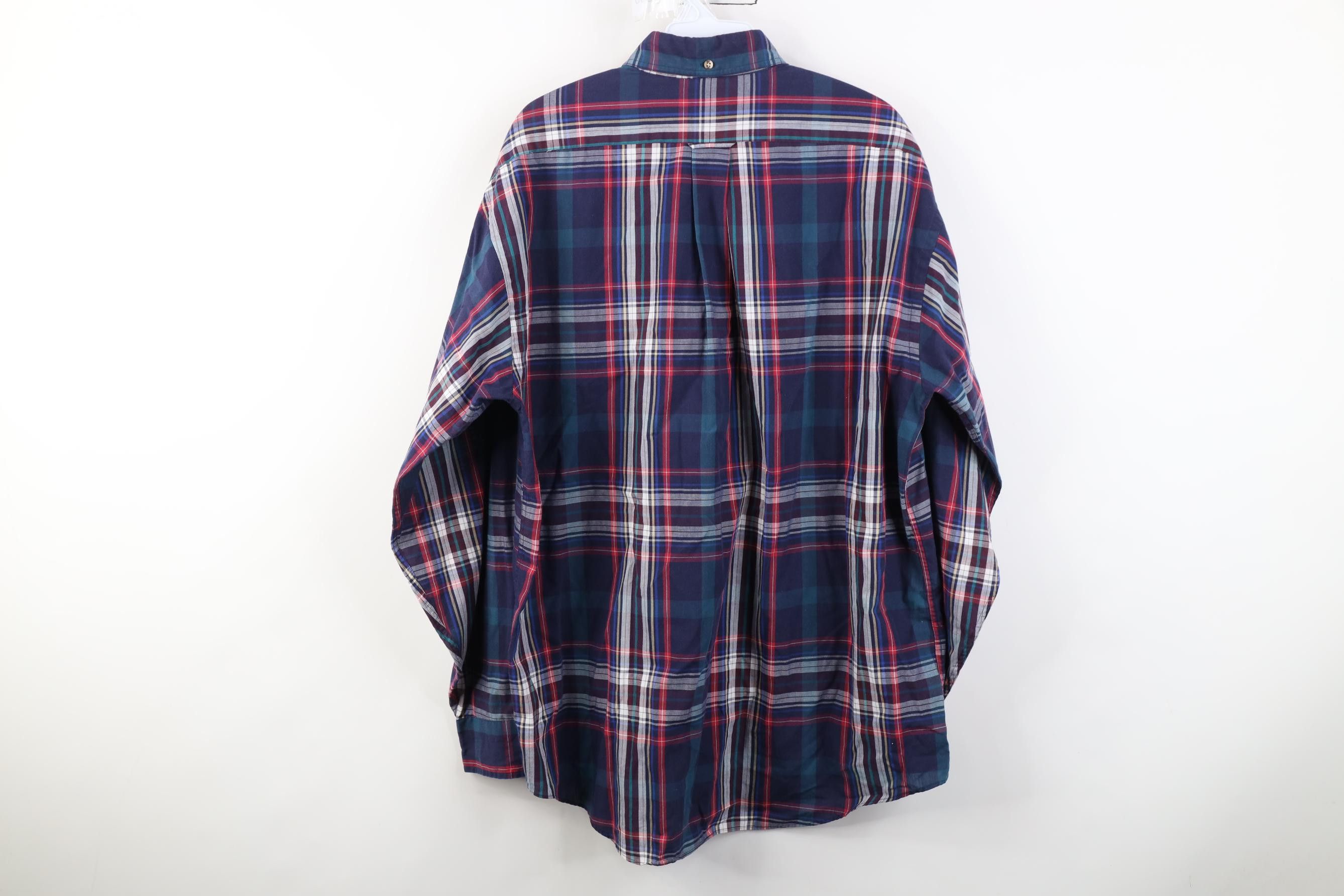 Vintage Vintage 90s Streetwear Madras Collared Button Down Shirt Size US M / EU 48-50 / 2 - 12 Thumbnail