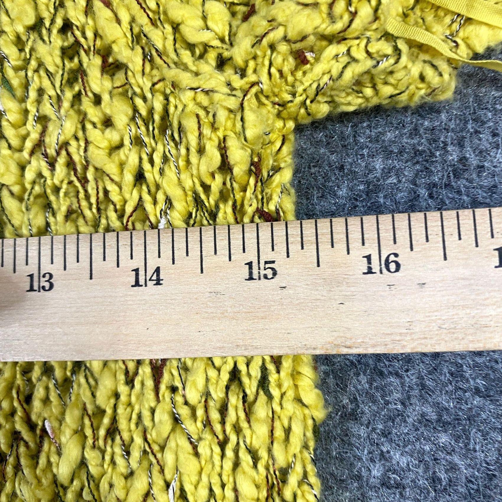Anthropologie VINTAGE? Moth Sweater Dress XS Yellow Short Sleeve Tunic Chunky Knit Anthropologie NEW Size XS / US 0-2 / IT 36-38 - 7 Thumbnail