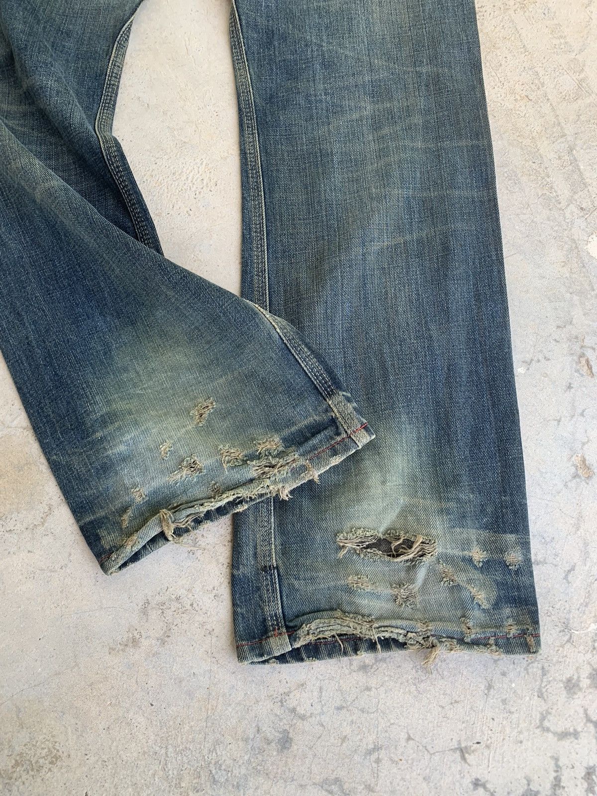 G-Star G Star Raw Distressed Jeans Pants Size US 34 / EU 50 - 6 Thumbnail