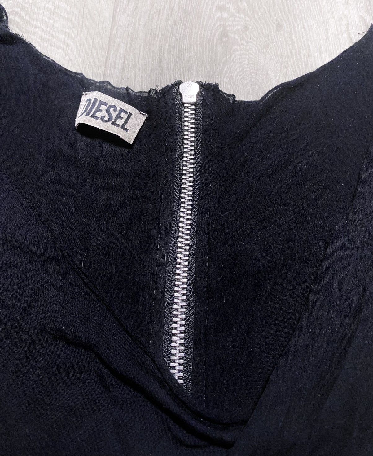 Diesel Diesel Avantgarde Archive Distressed Sleeveless Ruffle Dress Size XS / US 0-2 / IT 36-38 - 11 Thumbnail