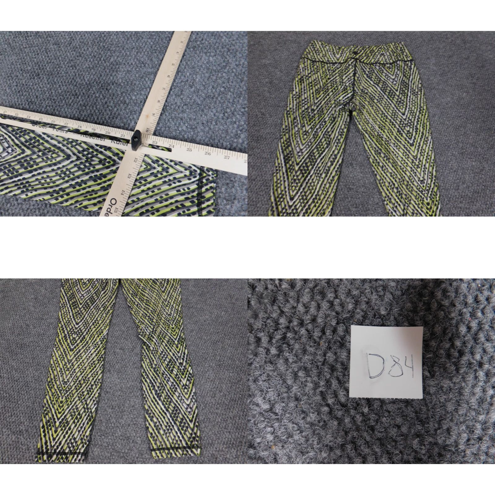 Prana prAna Womens Leggings S Green Stretch Activewear Polyester Blended Fabric Athletic Compression Stretch Gym & Training Running & Jogging Womens Size 26" / US 2 / IT 38 - 8 Thumbnail