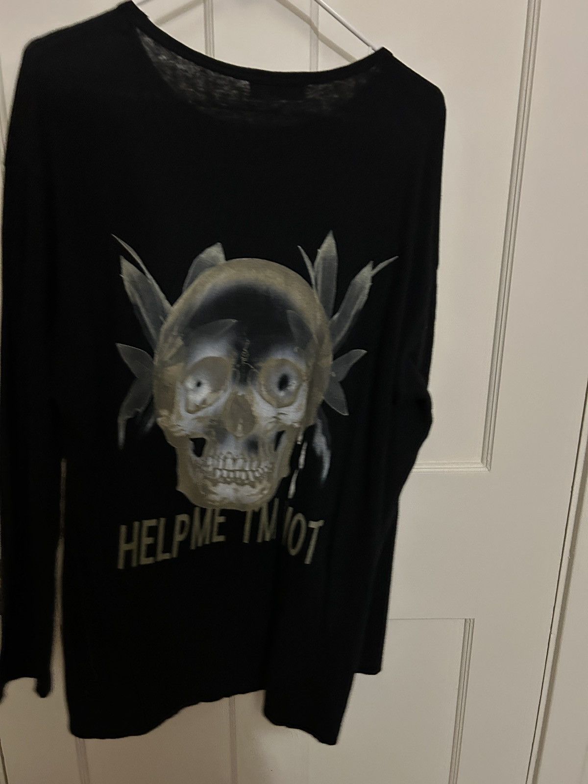 Yohji Yamamoto Yohji Yamamoto Pour Homme “Help Me I’m Hot” Longsleeve Size US L / EU 52-54 / 3 - 1 Thumbnail