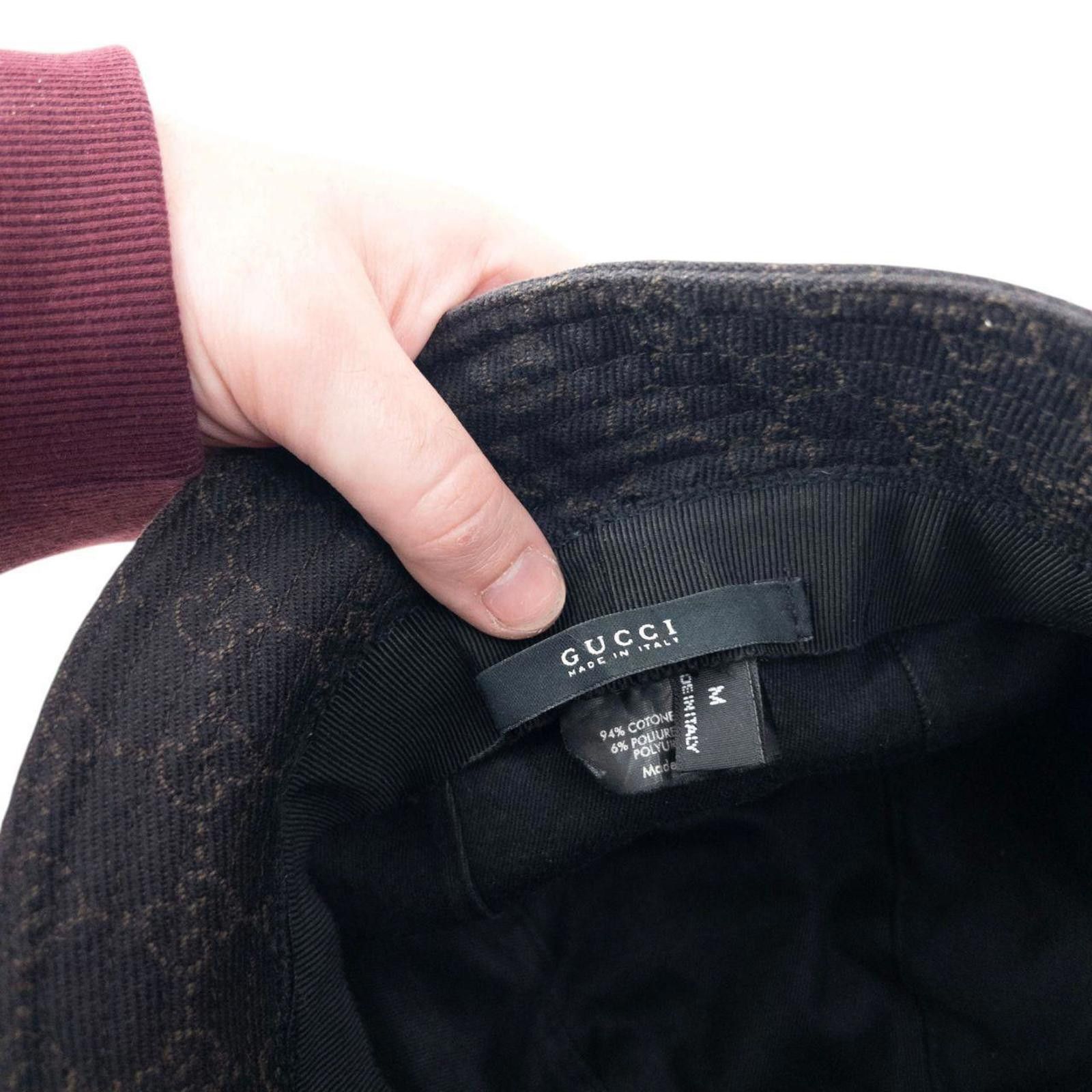 Gucci Vintage 2000s Gucci Monogram Bucket Hat Size M Size ONE SIZE - 5 Thumbnail