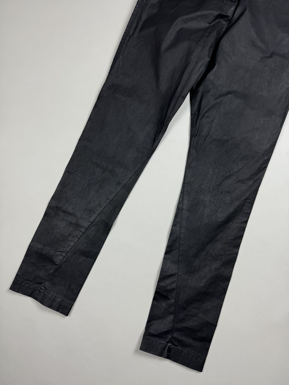 Rundholz BNWT! Rundholz Dip Coated Cotton Drop Crotch Pants Trousers Size 28" / US 6 / IT 42 - 3 Thumbnail