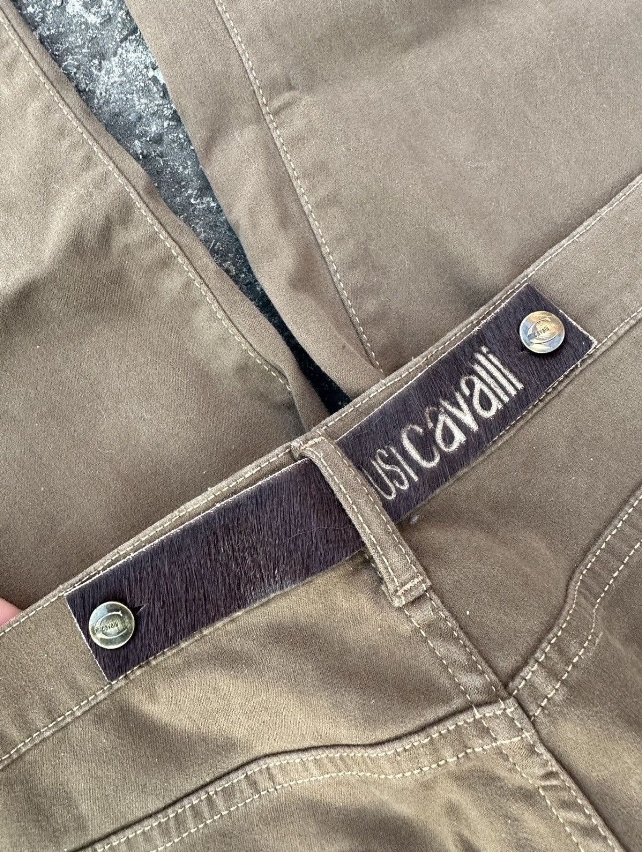 Just Cavalli Vintage Roberto Cavalli Brown Pants Made in Italy Size US 36 / EU 52 - 9 Thumbnail